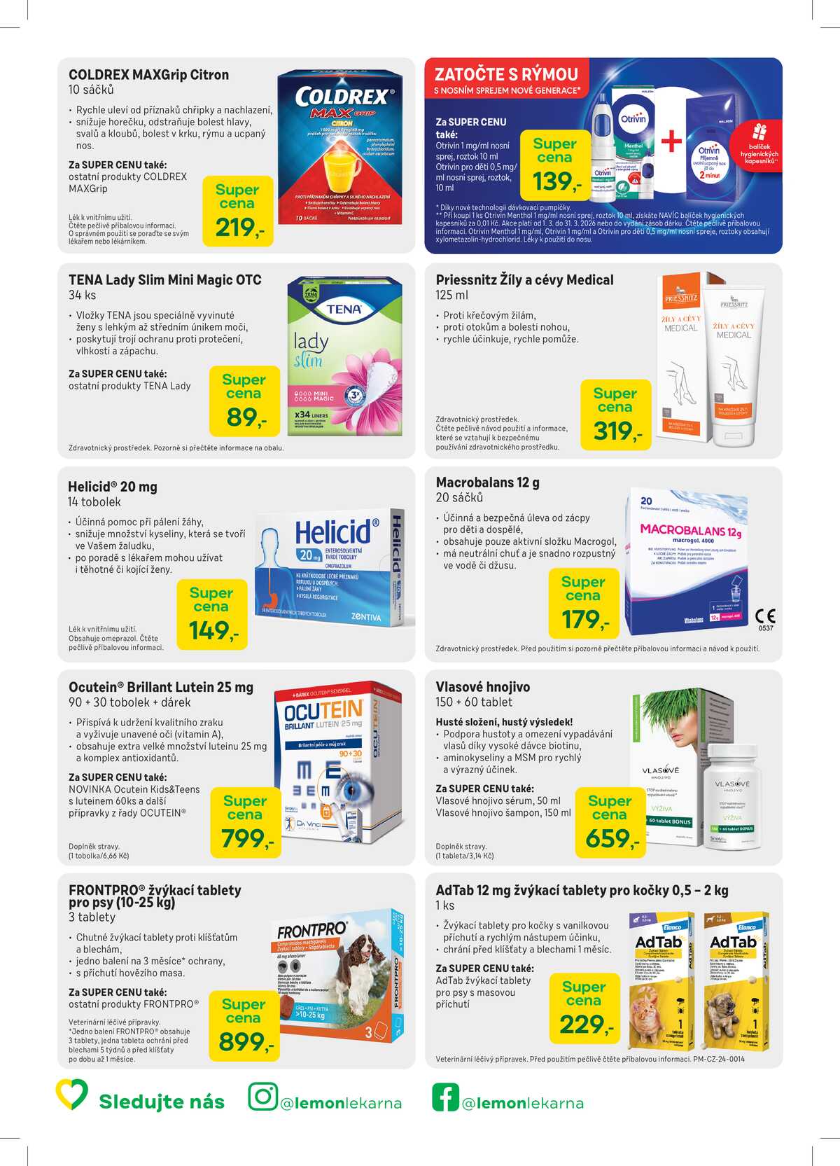Lékárna LEMON od 1.3. do 31.3.2026 strana 4