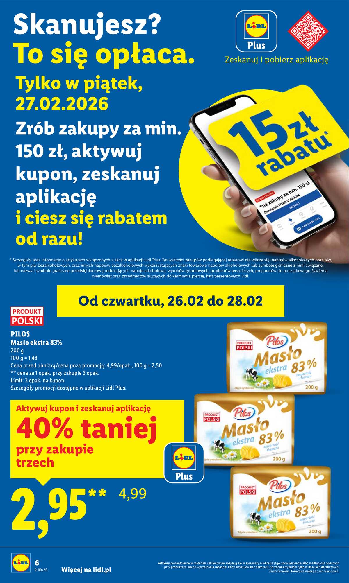 Leták Lidl Polsko 26.2.-28.2.2026 strana 6