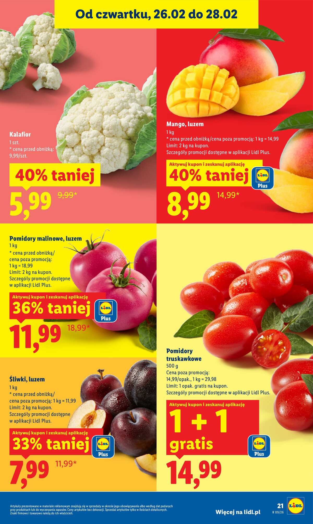 Leták Lidl Polsko 26.2.-28.2.2026 strana 21