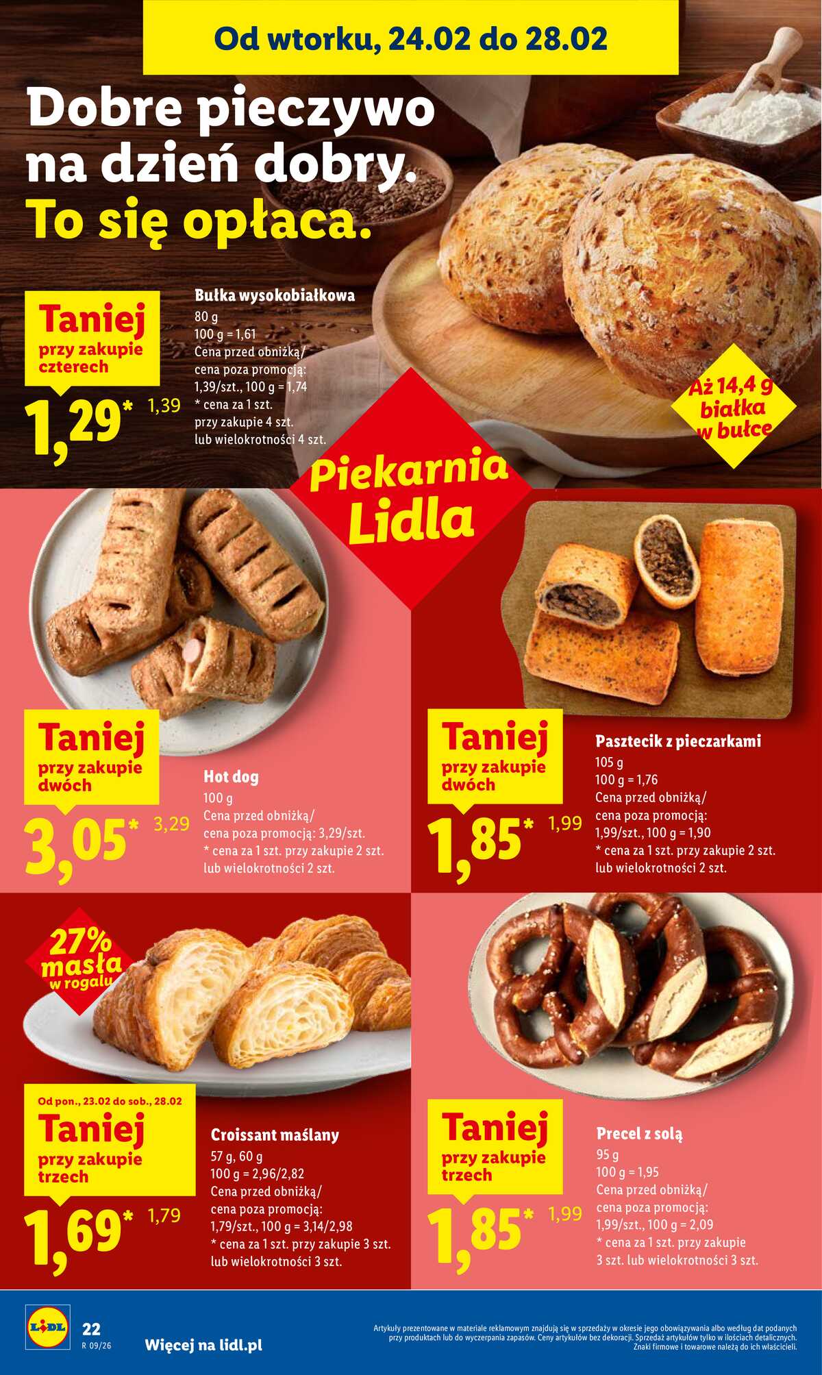Leták Lidl Polsko 26.2.-28.2.2026 strana 22