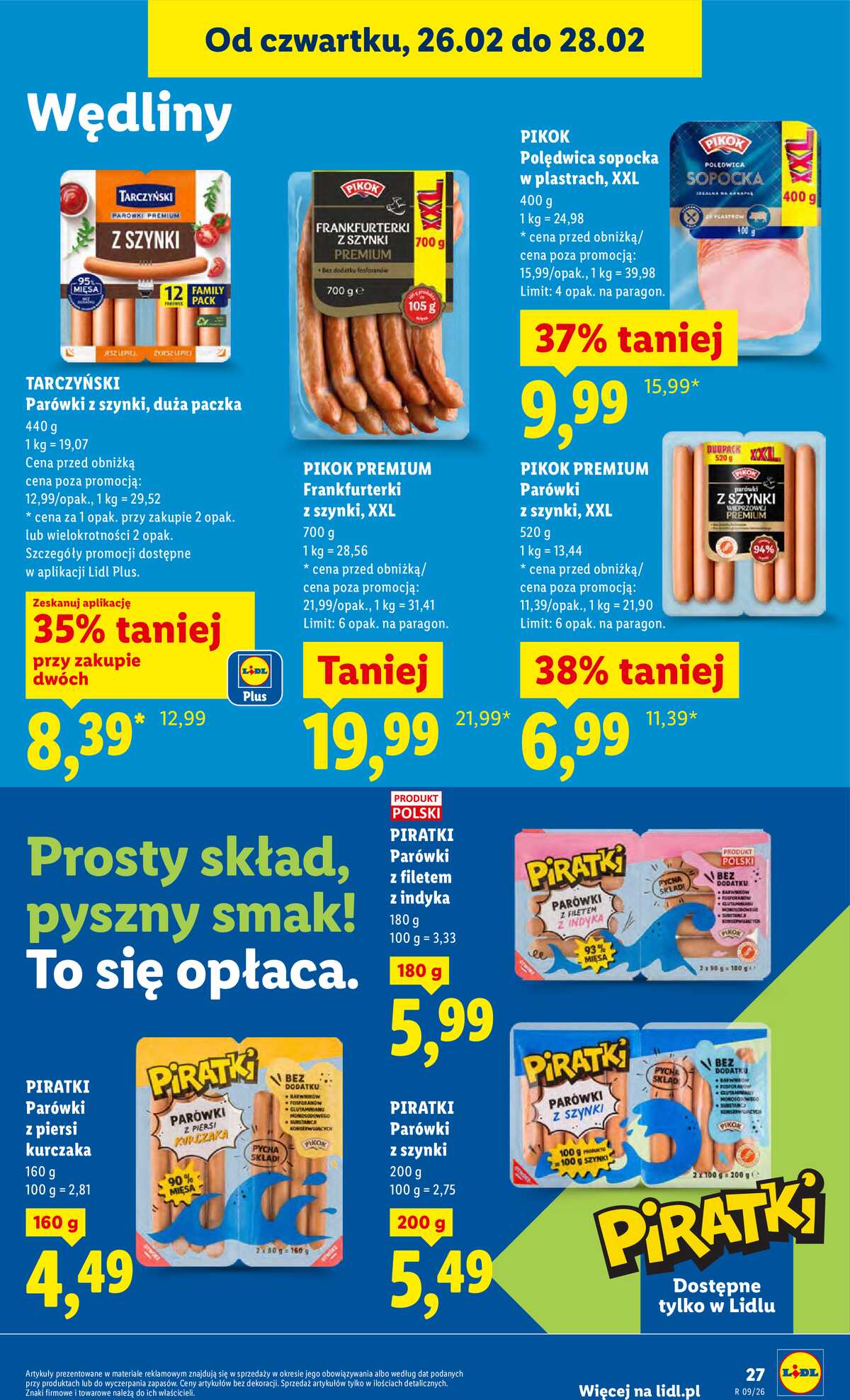 Leták Lidl Polsko 26.2.-28.2.2026 strana 27