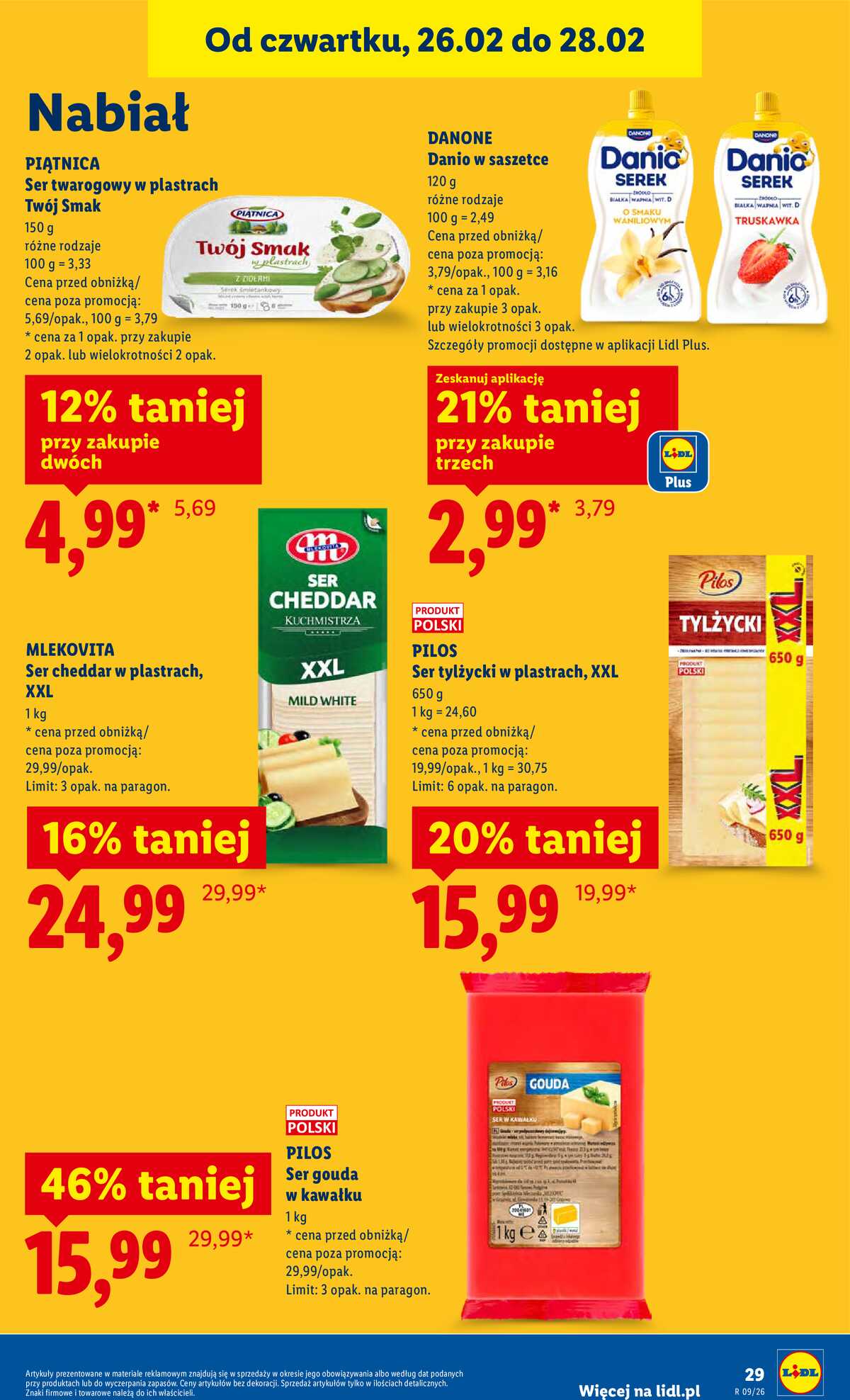Leták Lidl Polsko 26.2.-28.2.2026 strana 29