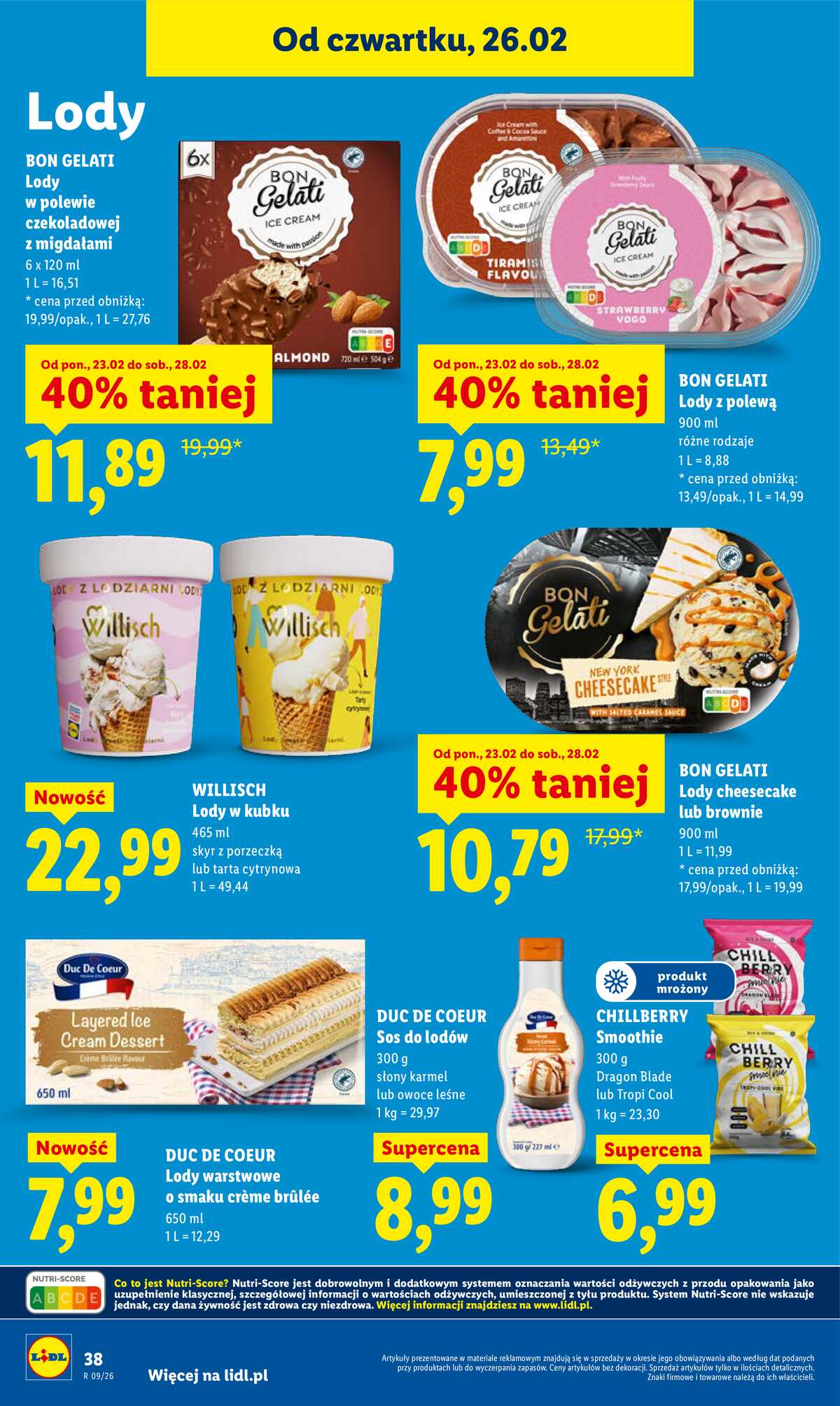 Leták Lidl Polsko 26.2.-28.2.2026 strana 38