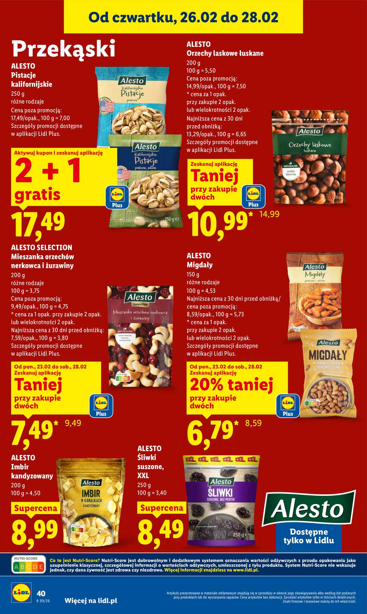 Leták Lidl Polsko 26.2.-28.2.2026 strana 40