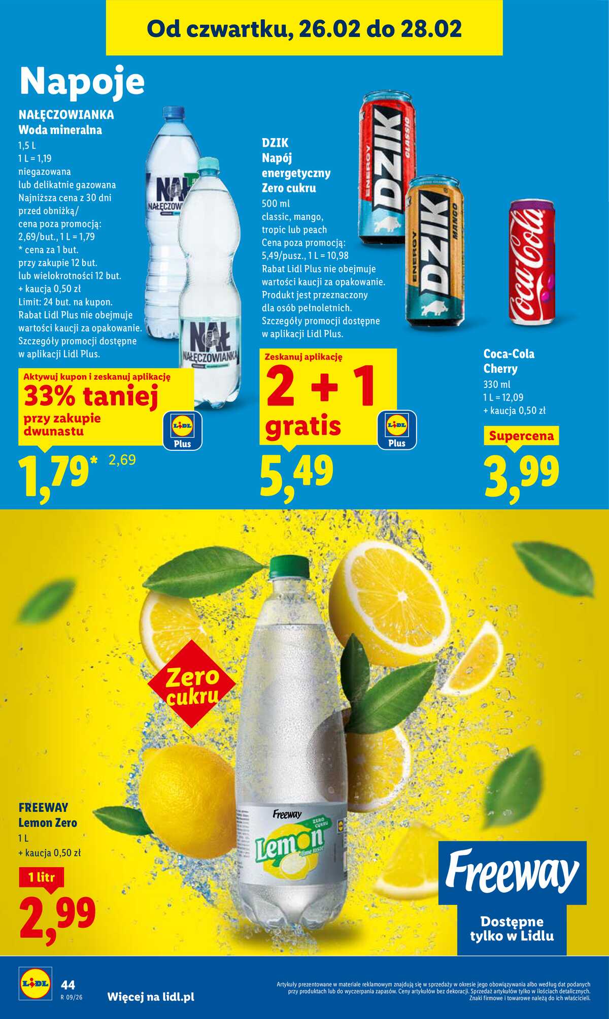 Leták Lidl Polsko 26.2.-28.2.2026 strana 44
