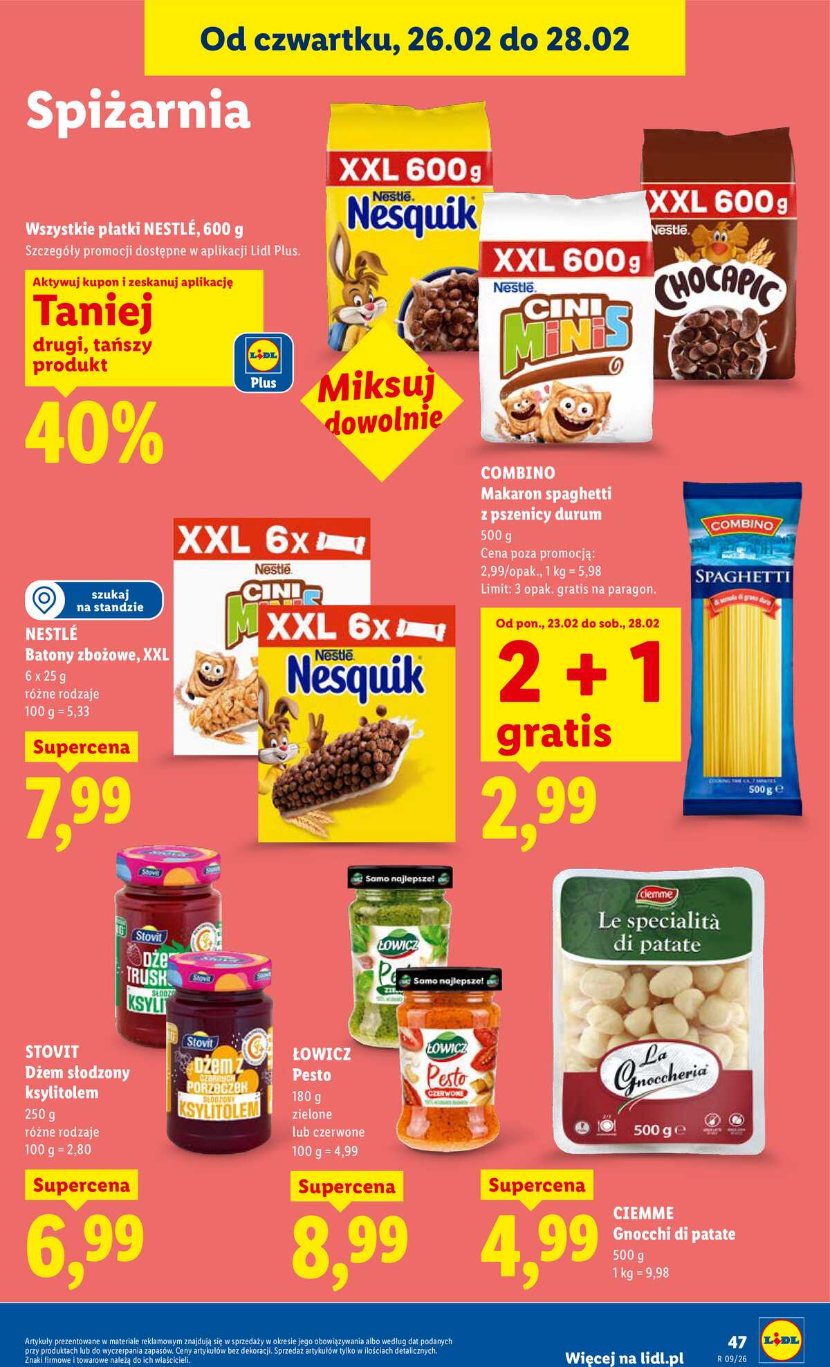 Leták Lidl Polsko 26.2.-28.2.2026 strana 47