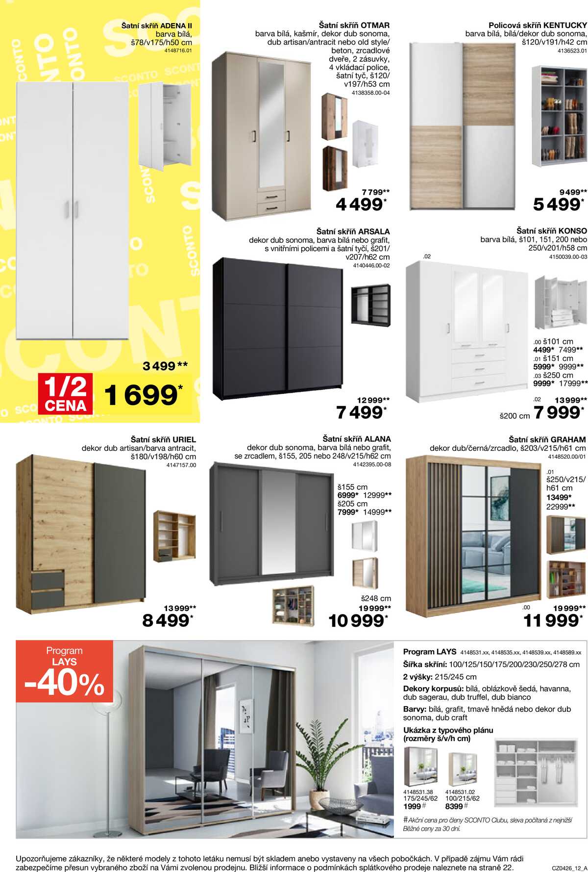 Sconto nábytek od 4.3. do 24.3.2026 strana 12