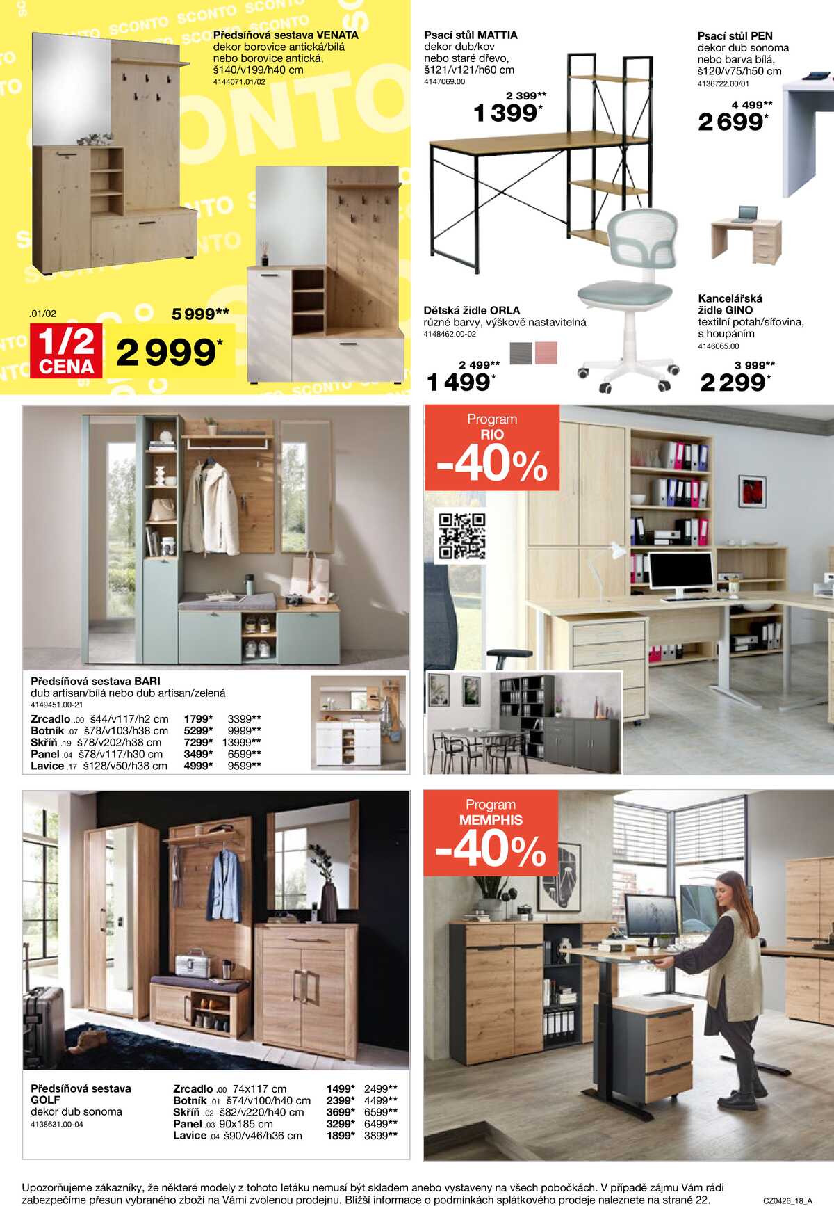 Sconto nábytek od 4.3. do 24.3.2026 strana 18