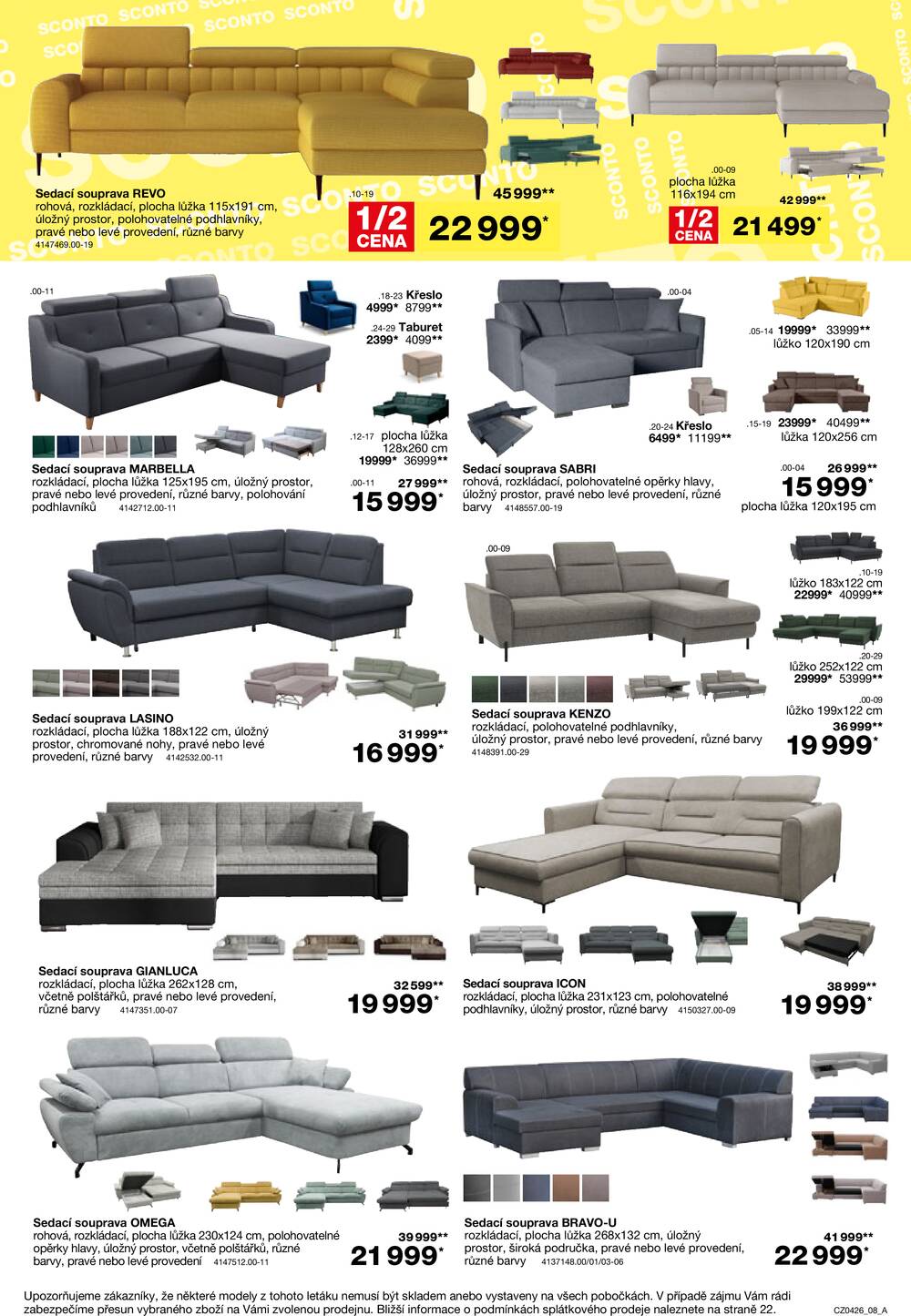 Sconto nábytek od 4.3. do 24.3.2026