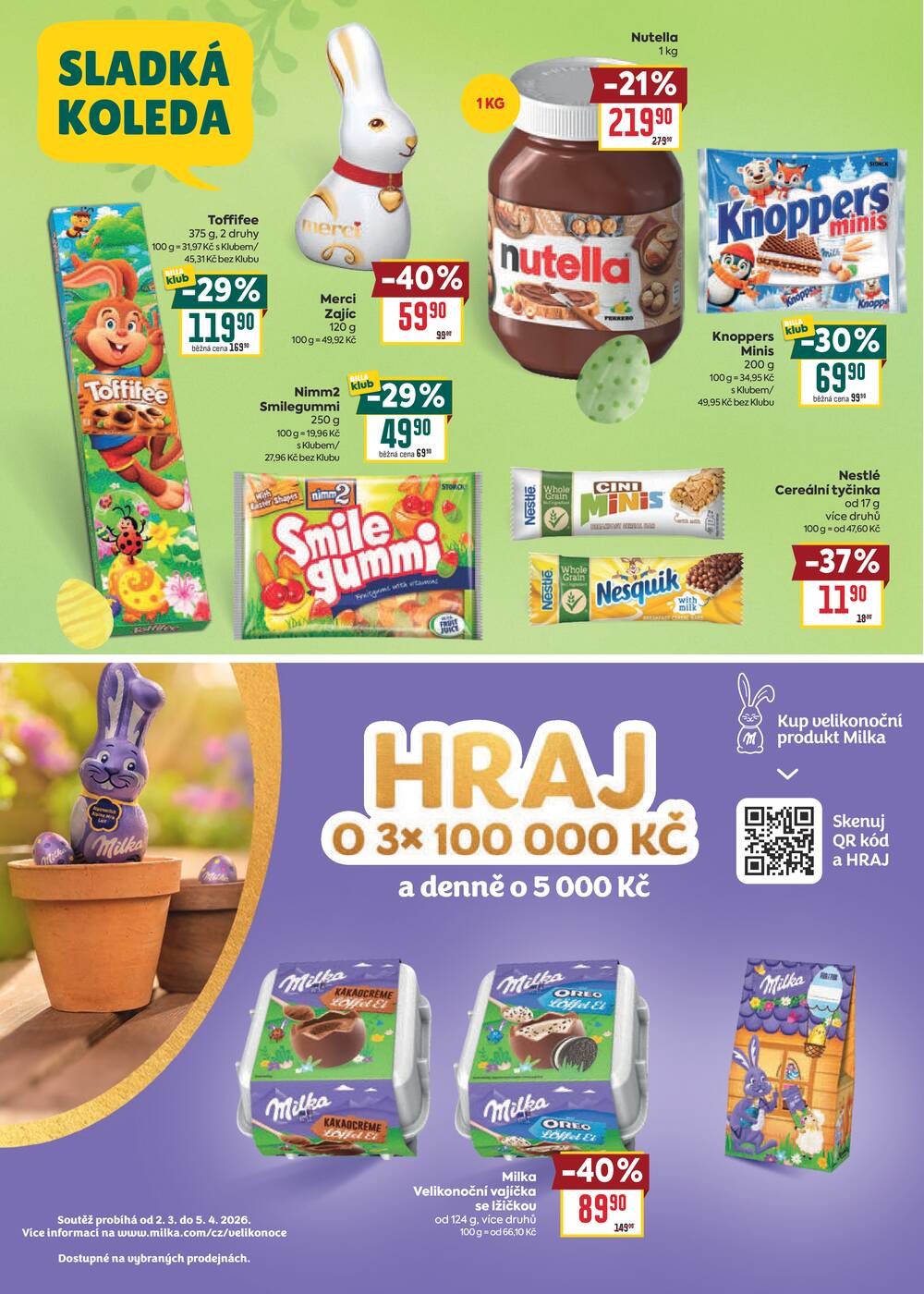 BILLA Velikonoce od 4.3. do 17.3.2026