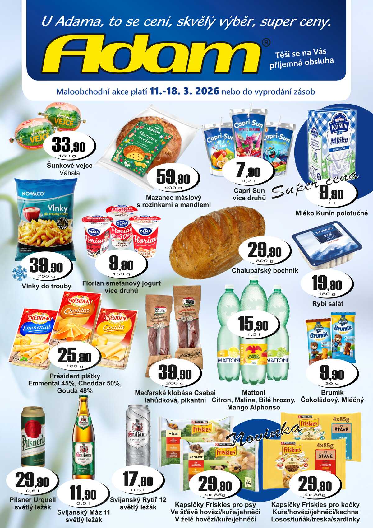 Adam Velkoobchod od 11.3. do 18.3.2026 strana 1