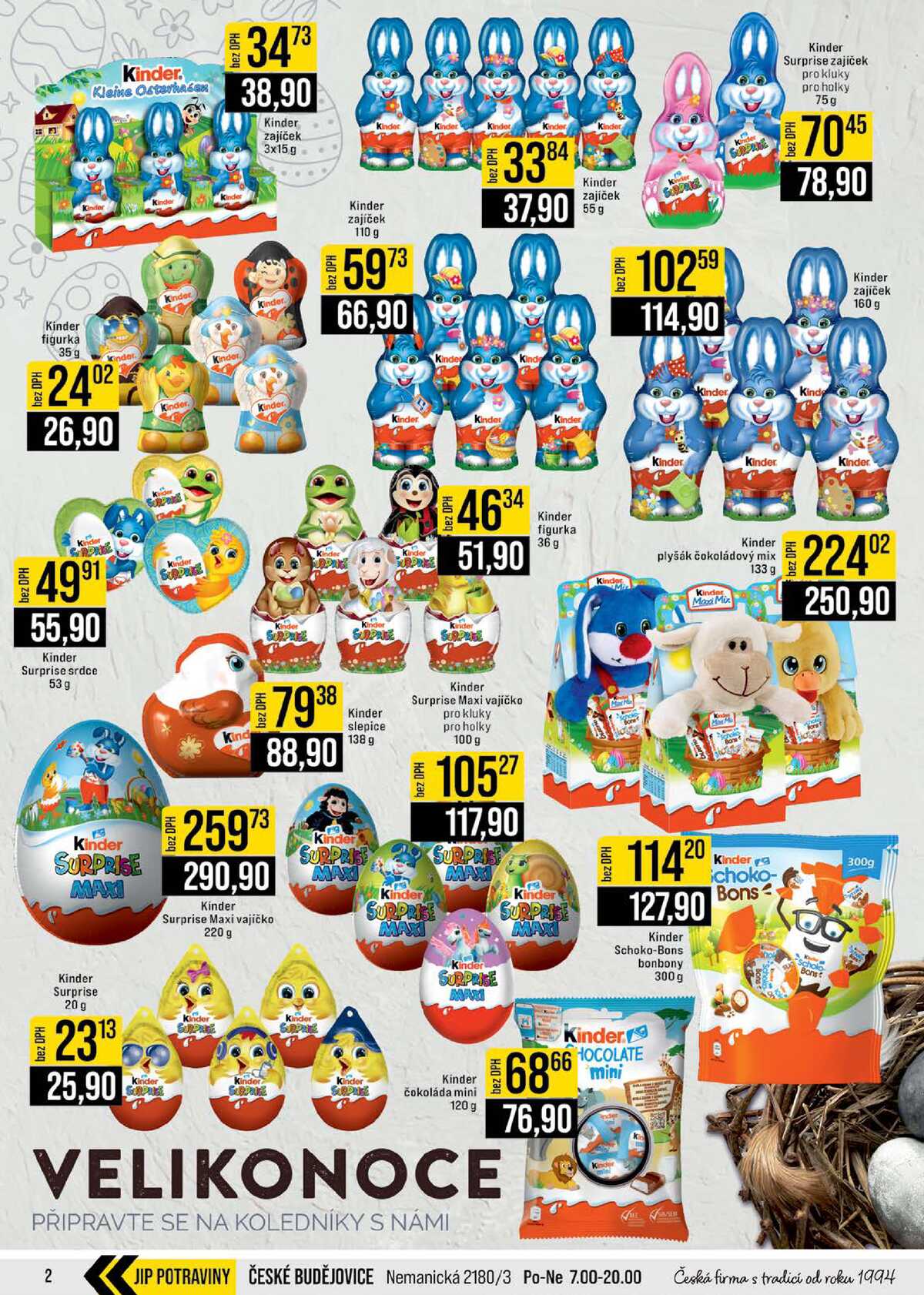 JIP Cash & Carry České Budějovice, Most, Náchod, Polička, Sušice a Svoboda nad Úpou od 25.2. do 3.3.2026 strana 2