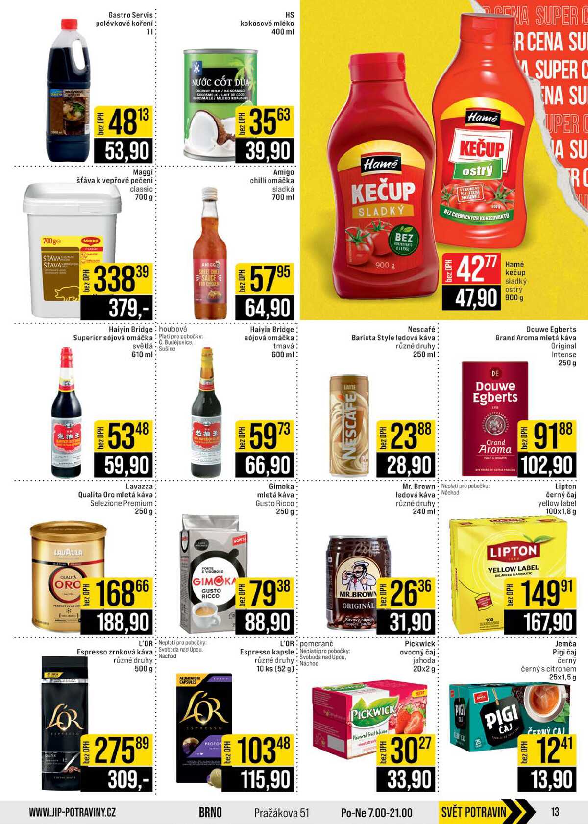 JIP Cash & Carry České Budějovice, Most, Náchod, Polička, Sušice a Svoboda nad Úpou od 25.2. do 3.3.2026 strana 13