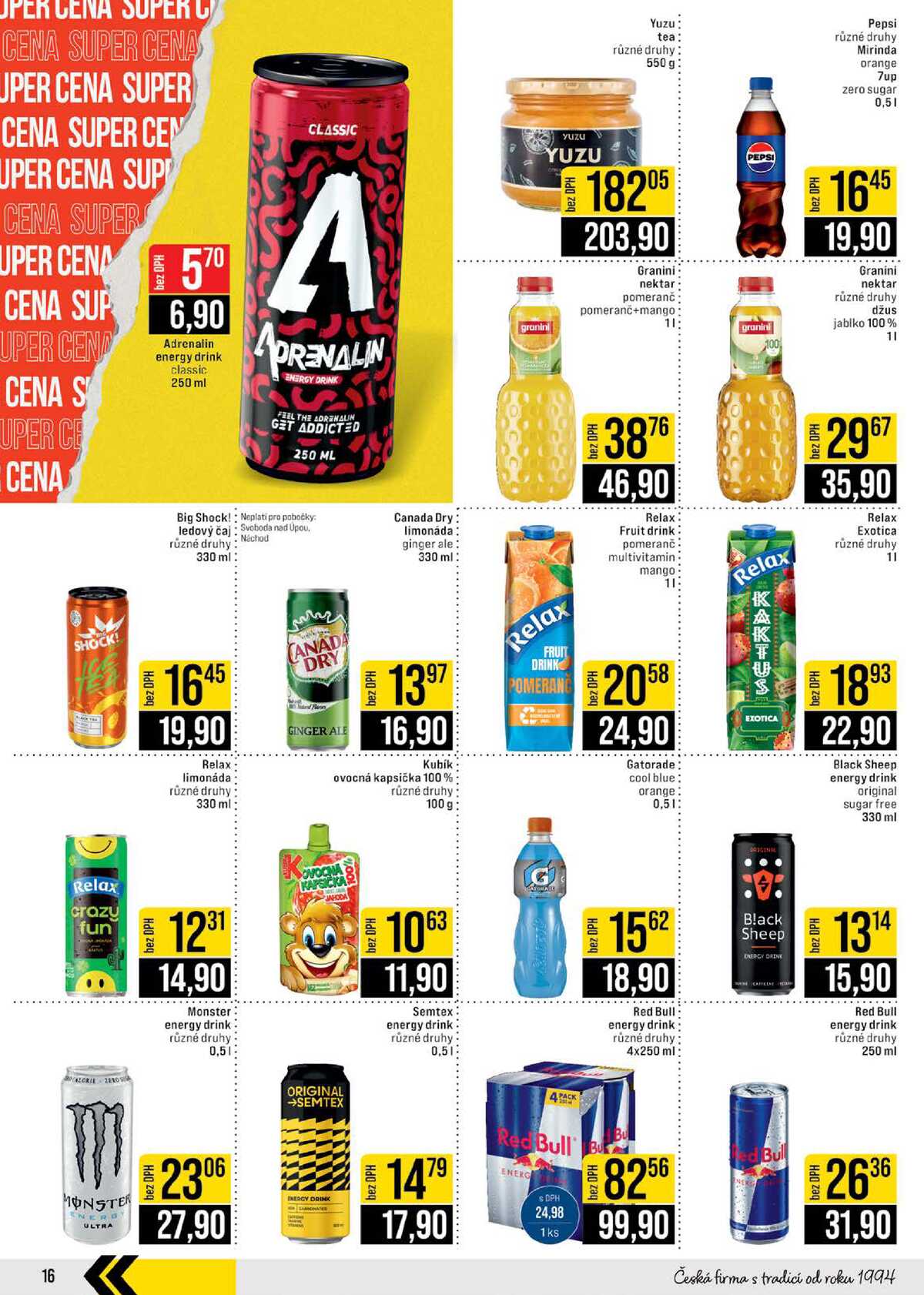 JIP Cash & Carry České Budějovice, Most, Náchod, Polička, Sušice a Svoboda nad Úpou od 25.2. do 3.3.2026 strana 16