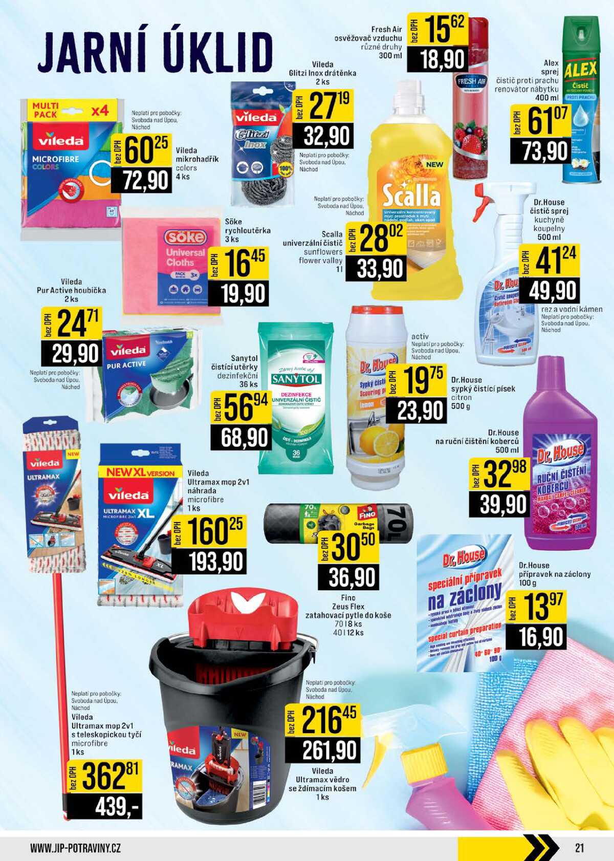 JIP Cash & Carry České Budějovice, Most, Náchod, Polička, Sušice a Svoboda nad Úpou od 25.2. do 3.3.2026 strana 21