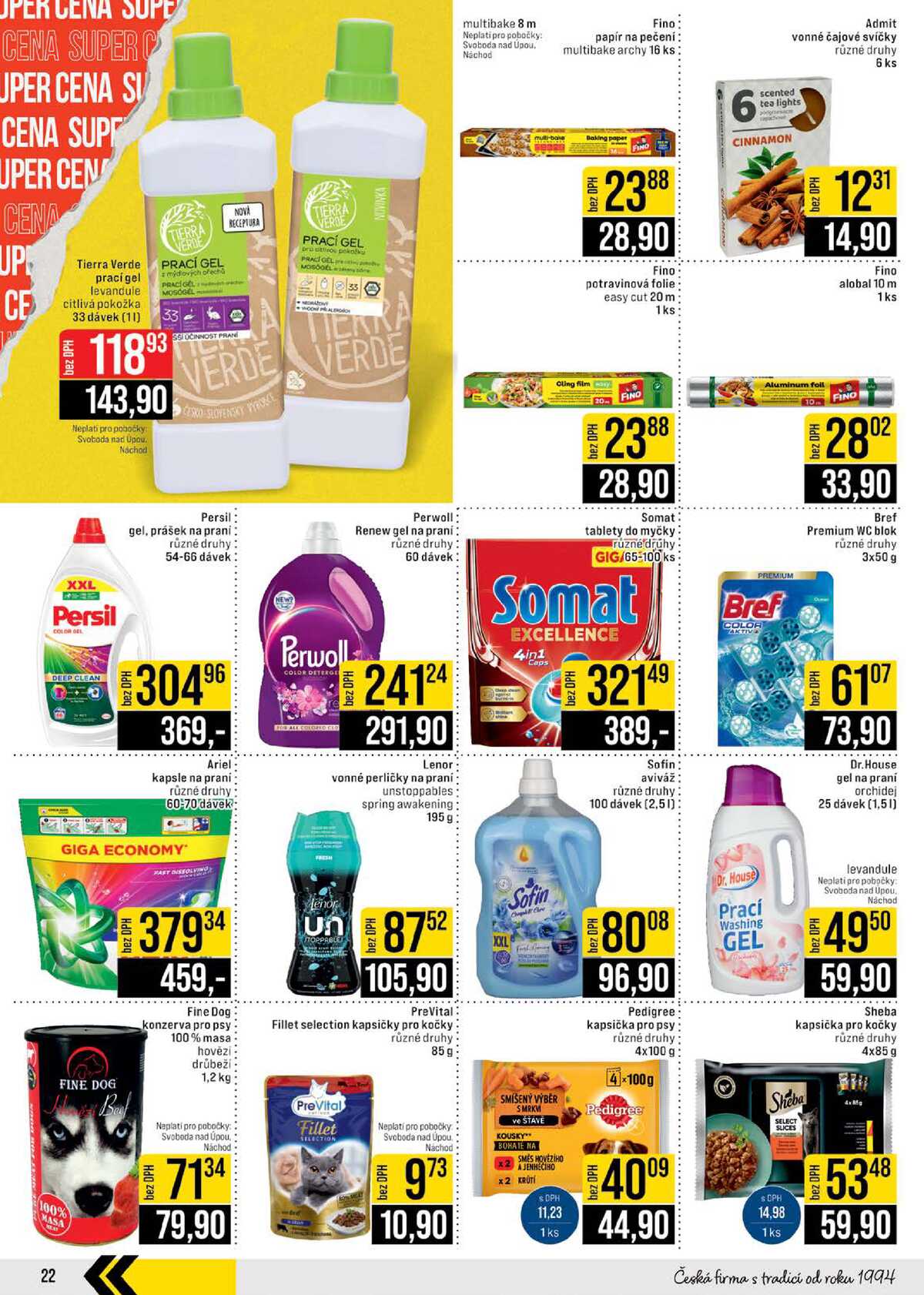 JIP Cash & Carry České Budějovice, Most, Náchod, Polička, Sušice a Svoboda nad Úpou od 25.2. do 3.3.2026 strana 22