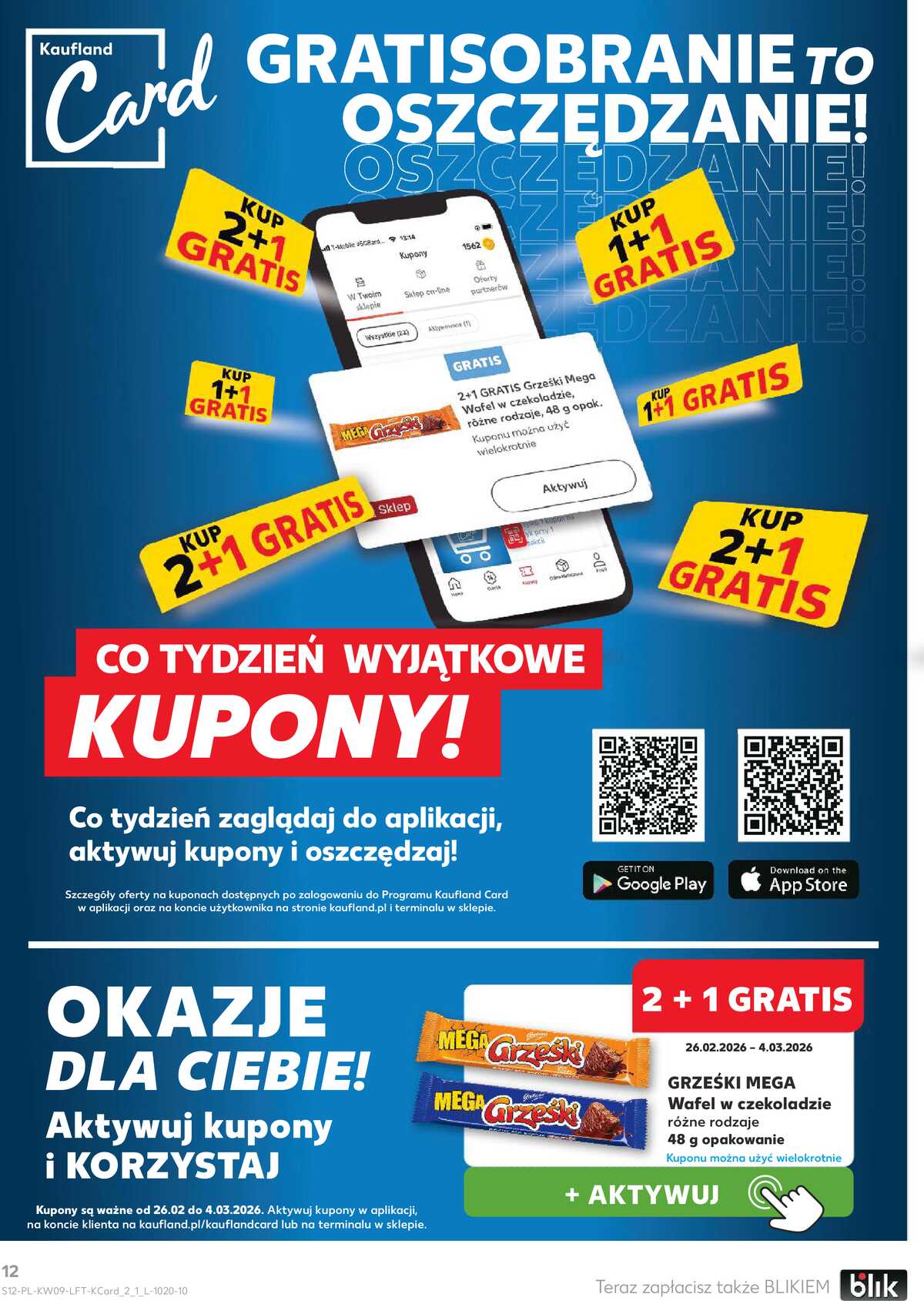 Leták Kaufland Polsko 26.2.-4.3.2026 - Noviny týdne strana 12