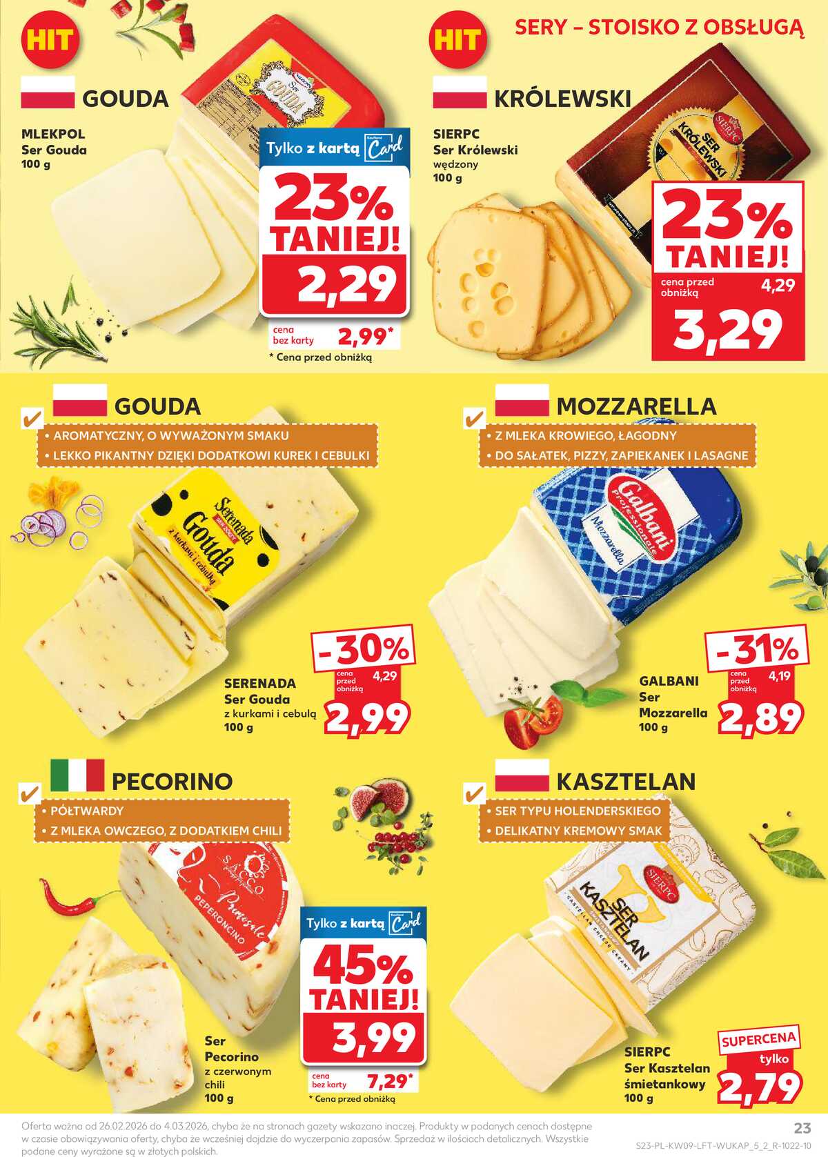 Leták Kaufland Polsko 26.2.-4.3.2026 - Noviny týdne strana 23
