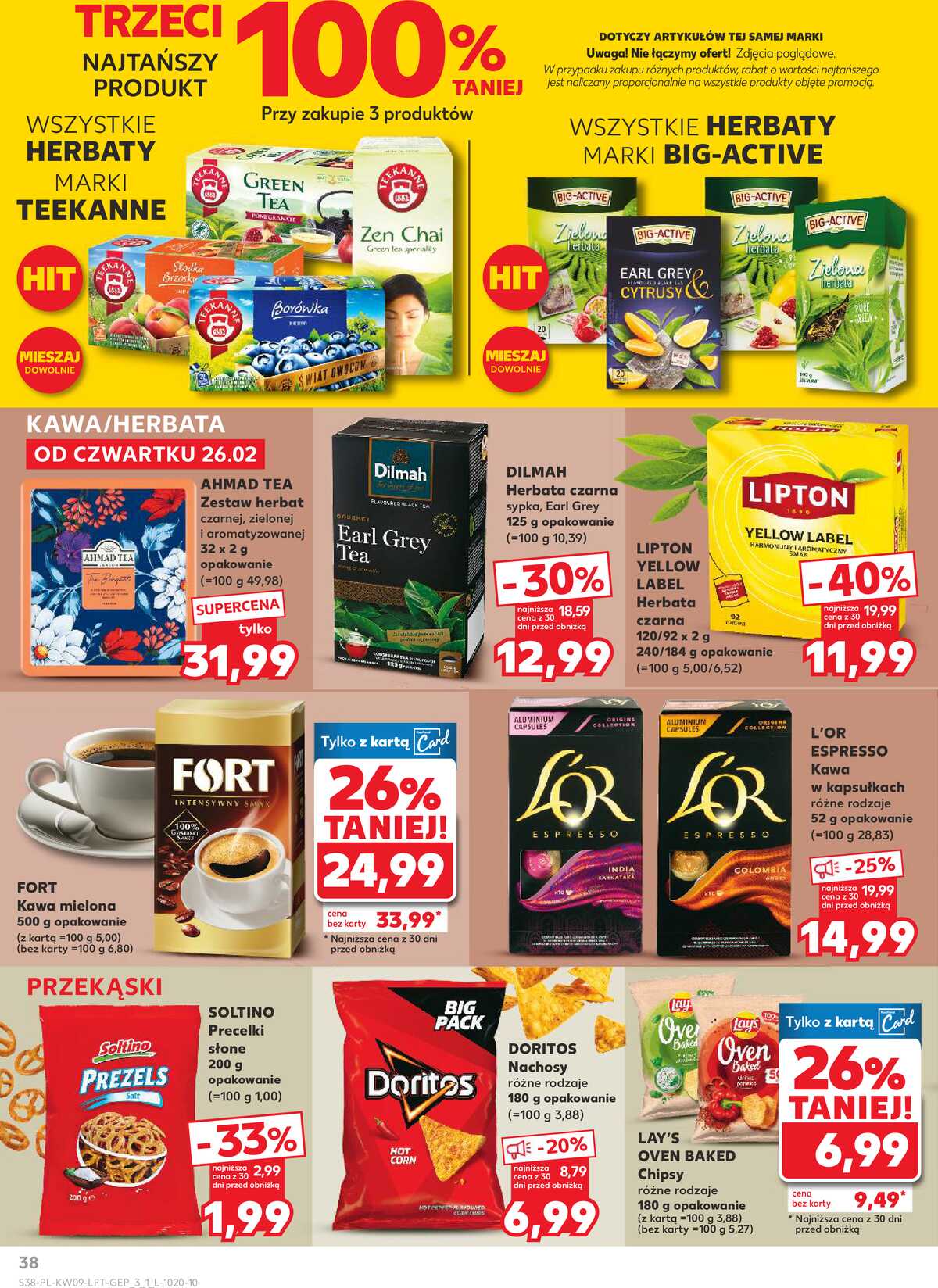 Leták Kaufland Polsko 26.2.-4.3.2026 - Noviny týdne strana 38