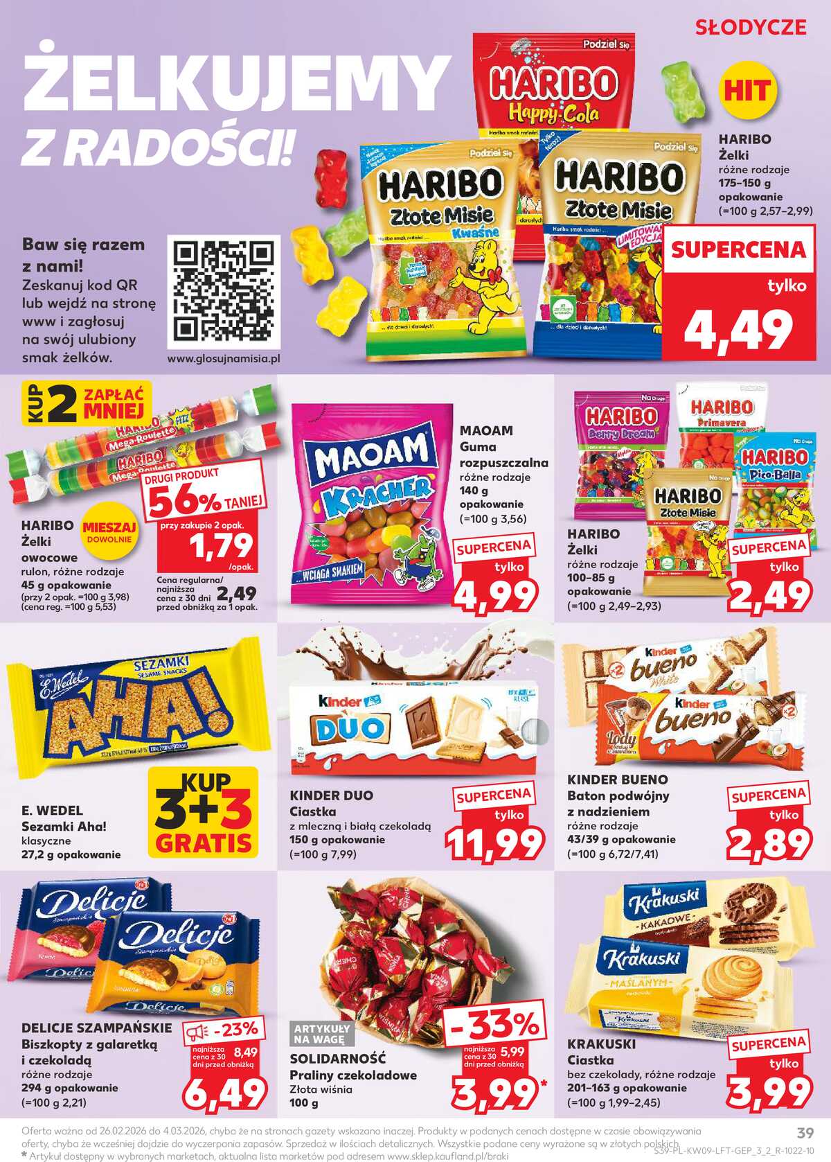 Leták Kaufland Polsko 26.2.-4.3.2026 - Noviny týdne strana 39