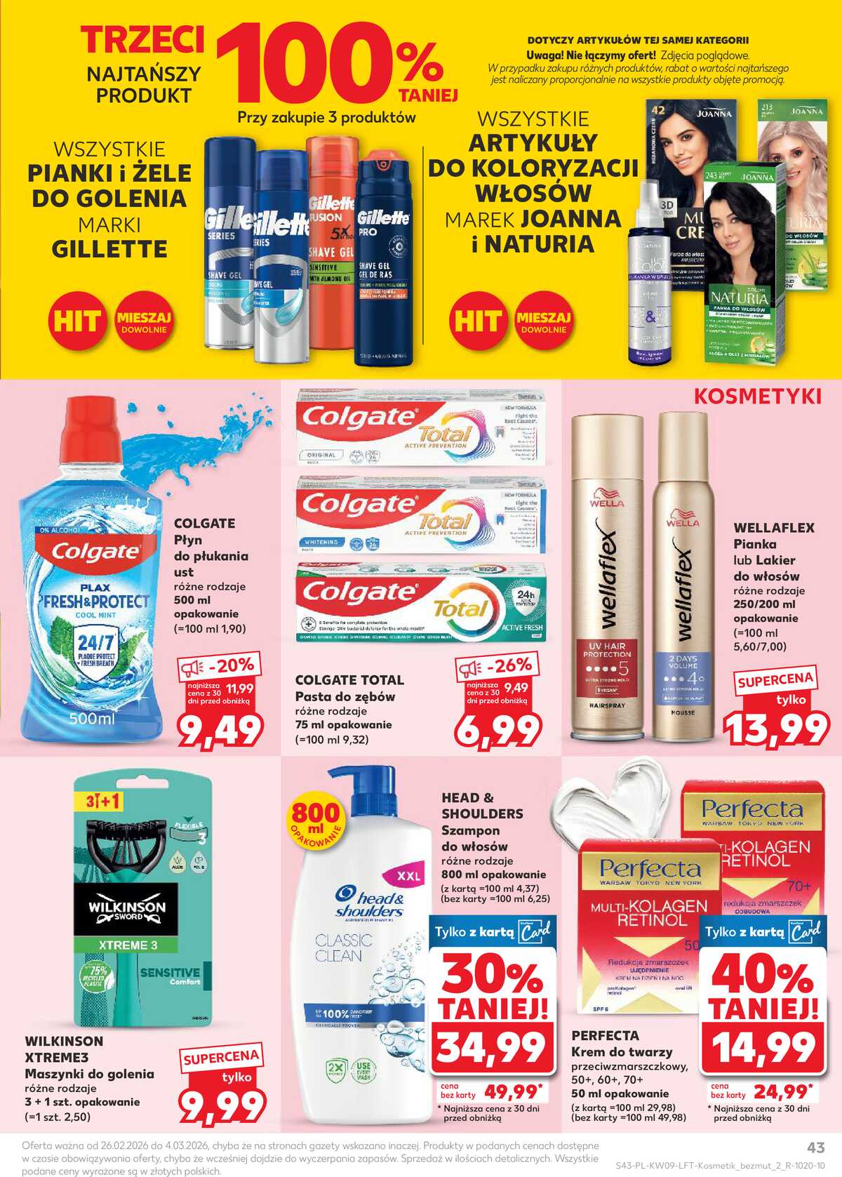 Leták Kaufland Polsko 26.2.-4.3.2026 - Noviny týdne strana 43