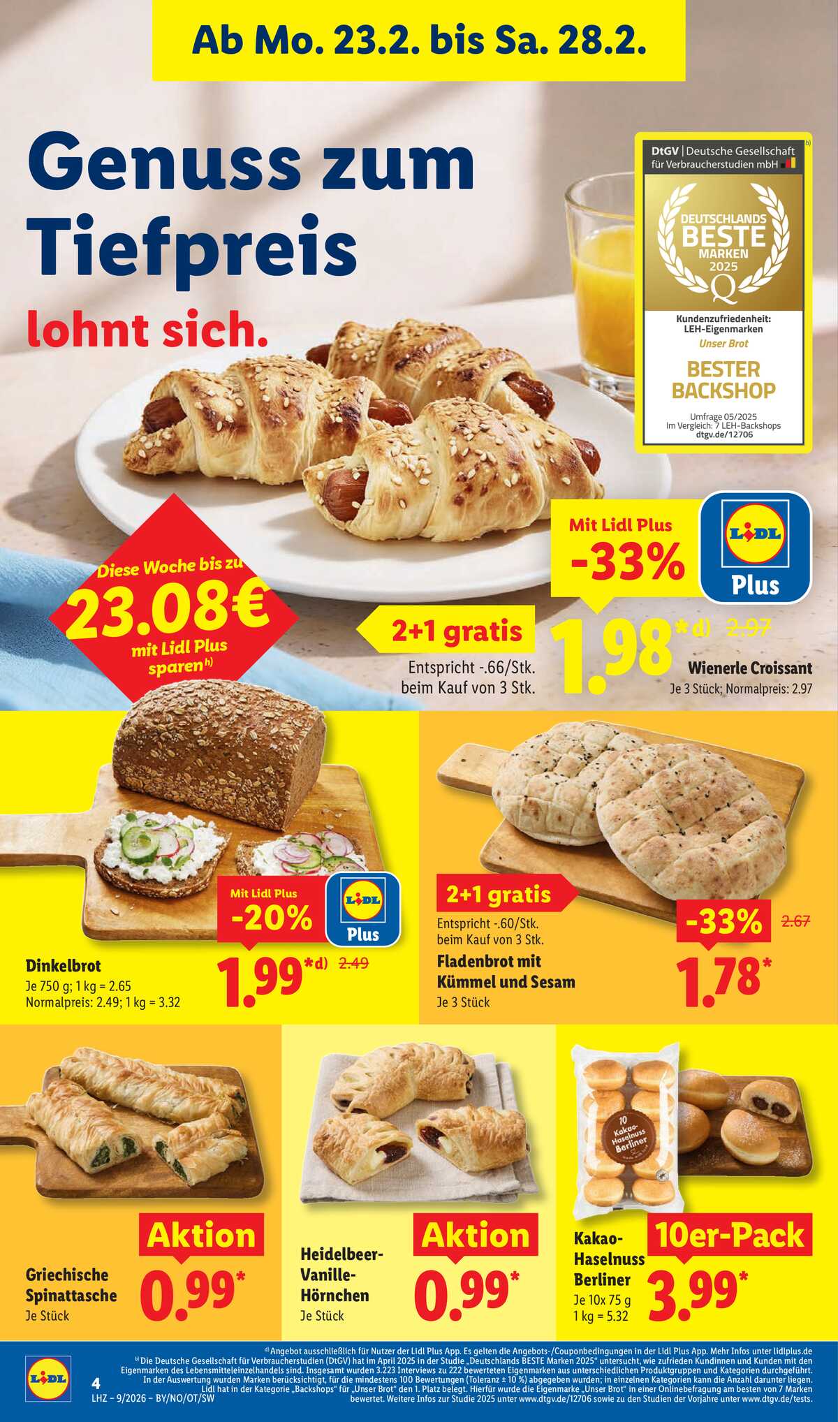Leták Lidl Německo 23.2.-28.2.2026 strana 10