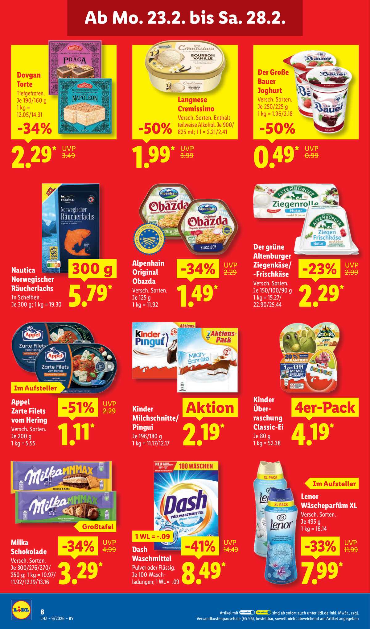 Leták Lidl Německo 23.2.-28.2.2026 strana 14
