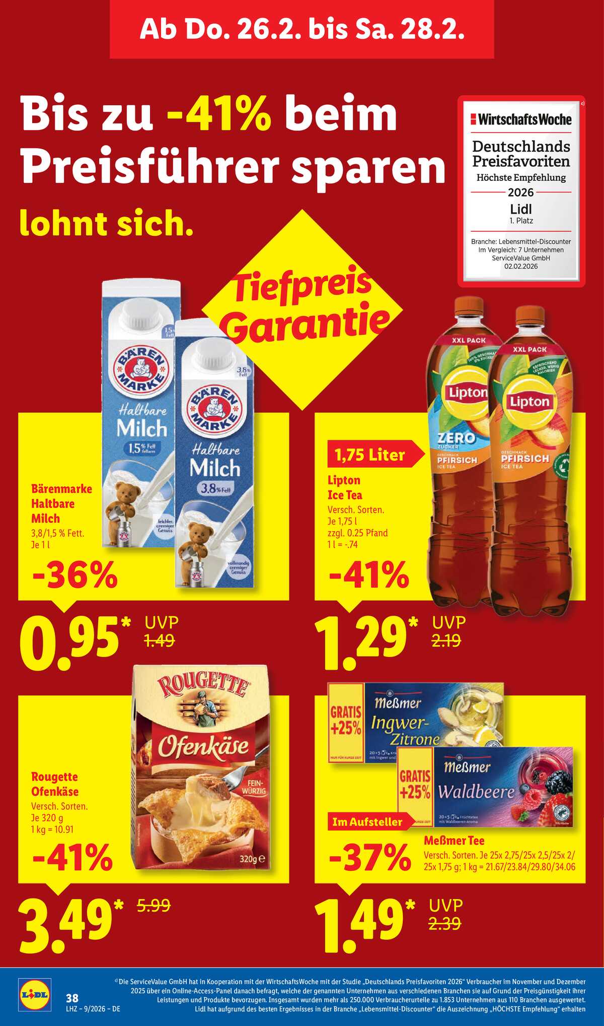 Leták Lidl Německo 23.2.-28.2.2026 strana 60