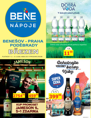 BENE NÁPOJE letáky