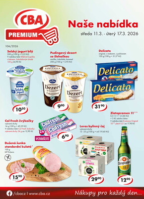 CBA Premium od 11.3. do 17.3.2026