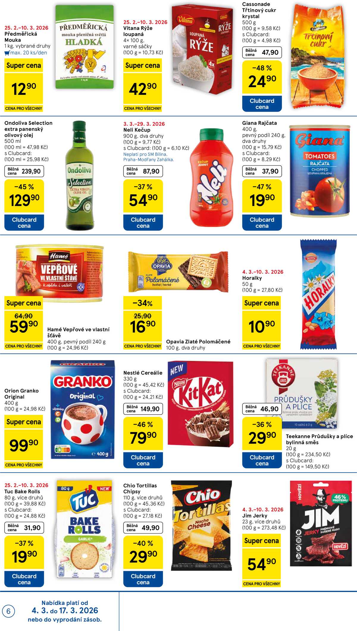 Tesco supermarkety od 4.3. do 10.3.2026 strana 6