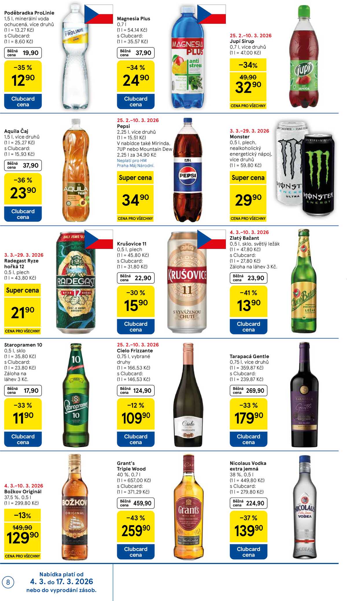 Tesco malé hypermarkety od 4.3. do 10.3.2026 strana 8