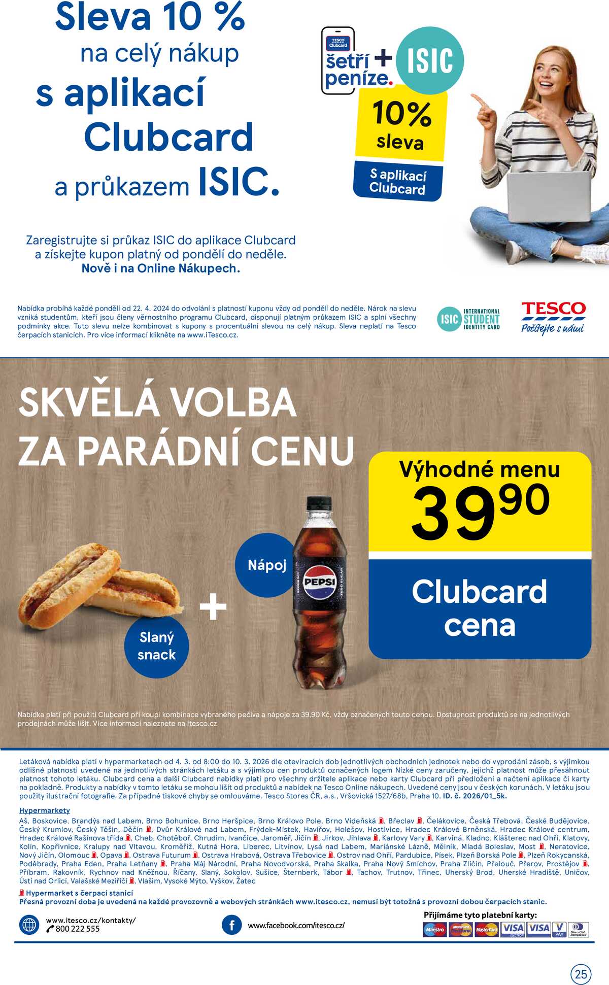 Tesco malé hypermarkety od 4.3. do 10.3.2026 strana 25