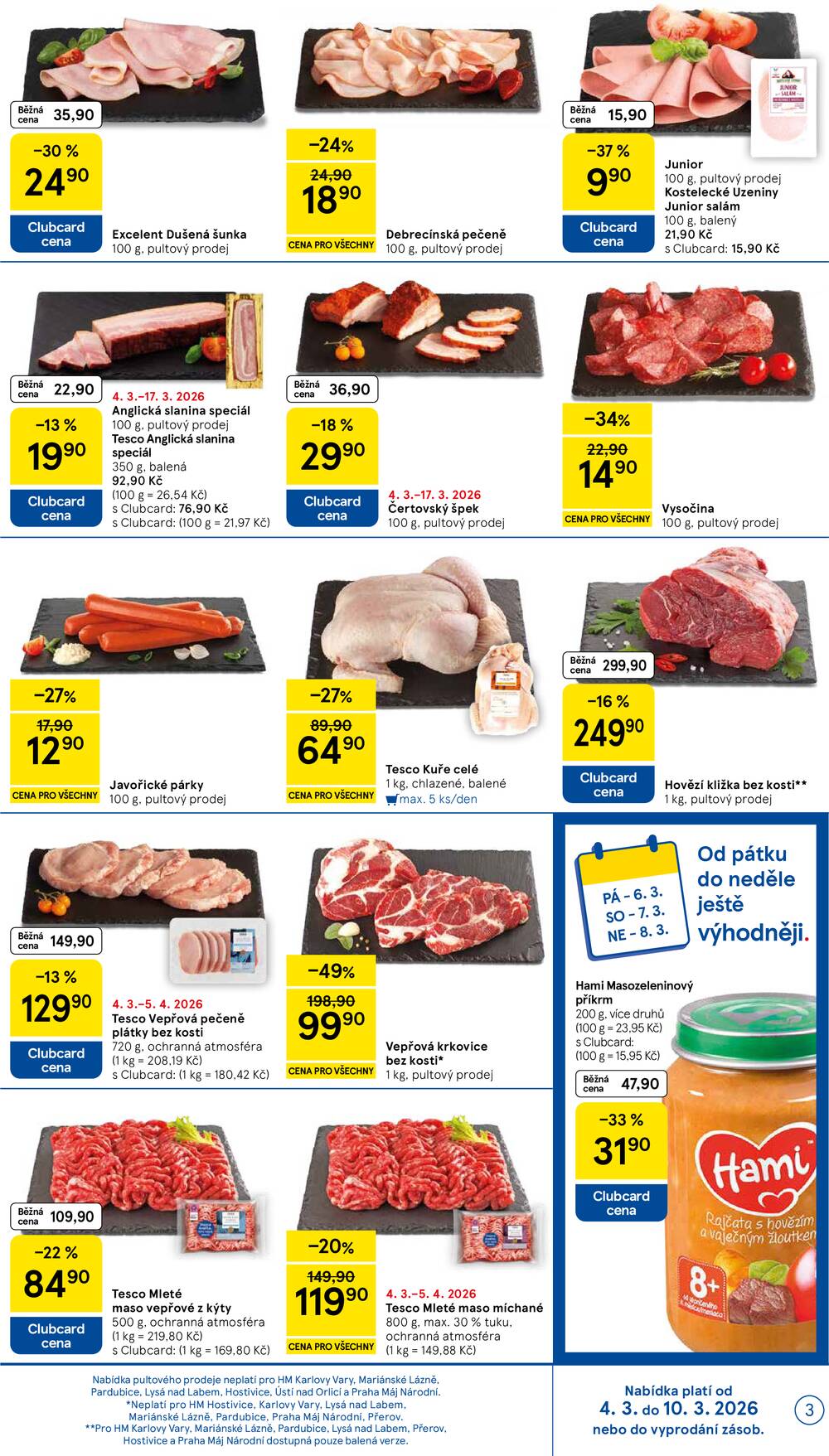 Tesco malé hypermarkety od 4.3. do 10.3.2026