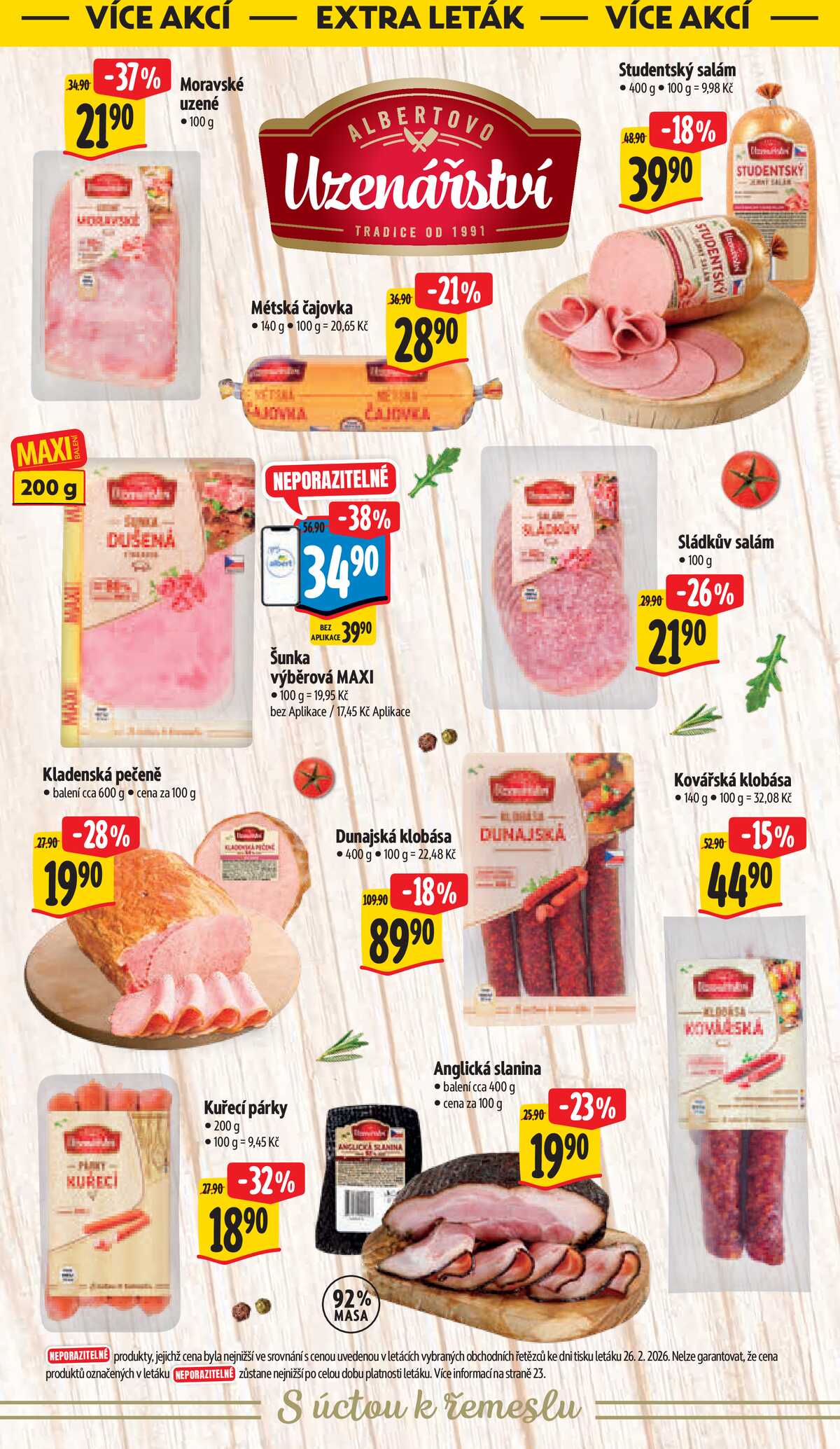 Albert Supermarket od 4.3. do 10.3.2026 strana 36