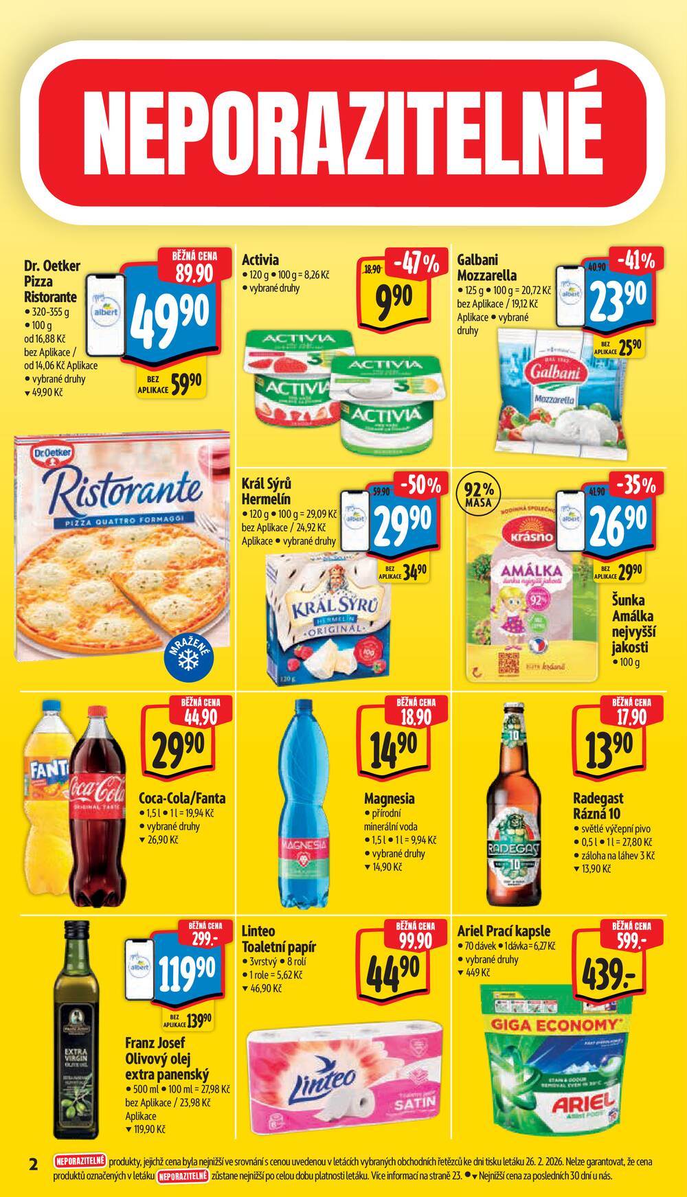 Leták Albert - Albert Supermarket od 4.3. do 10.3.2026 - strana 2 Leták Albert - Albert Supermarket od 4.3. do 10.3.2026 - strana 2