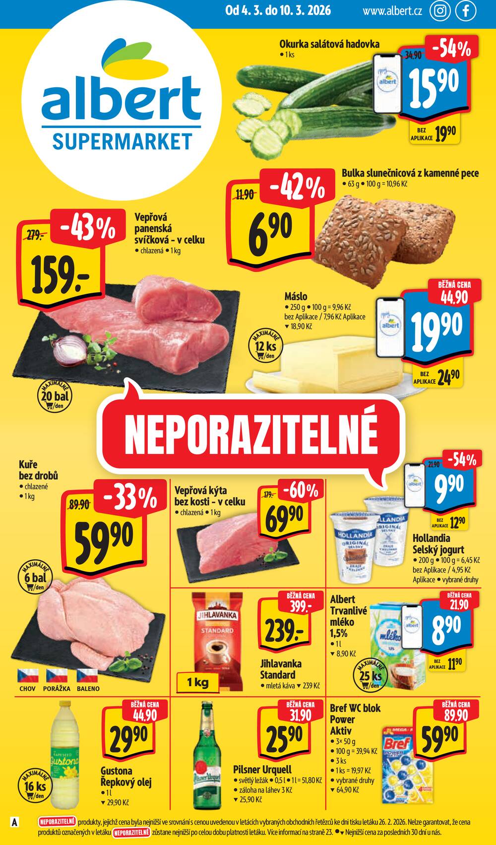 Albert Supermarket Jihomoravský od 4.3. do 10.3.2026