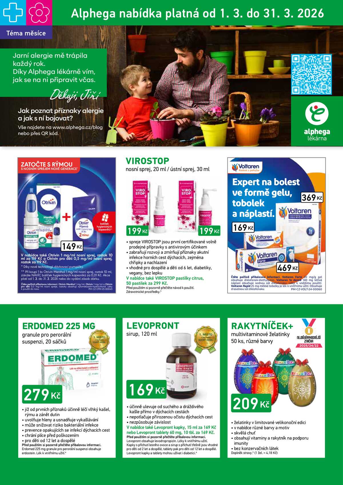 Alphega Lékárna od 1.3. do 31.3.2026 strana 1