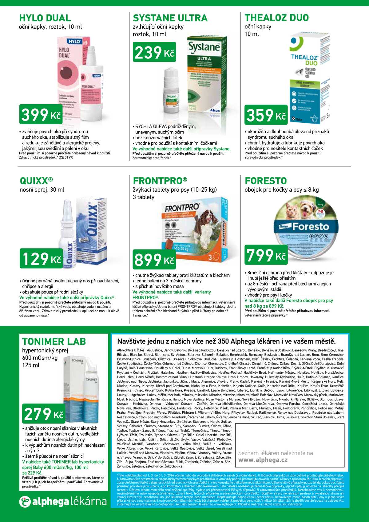 Alphega Lékárna od 1.3. do 31.3.2026 strana 6