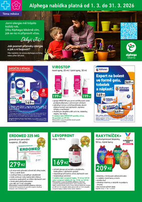 Alphega lékárny letáky