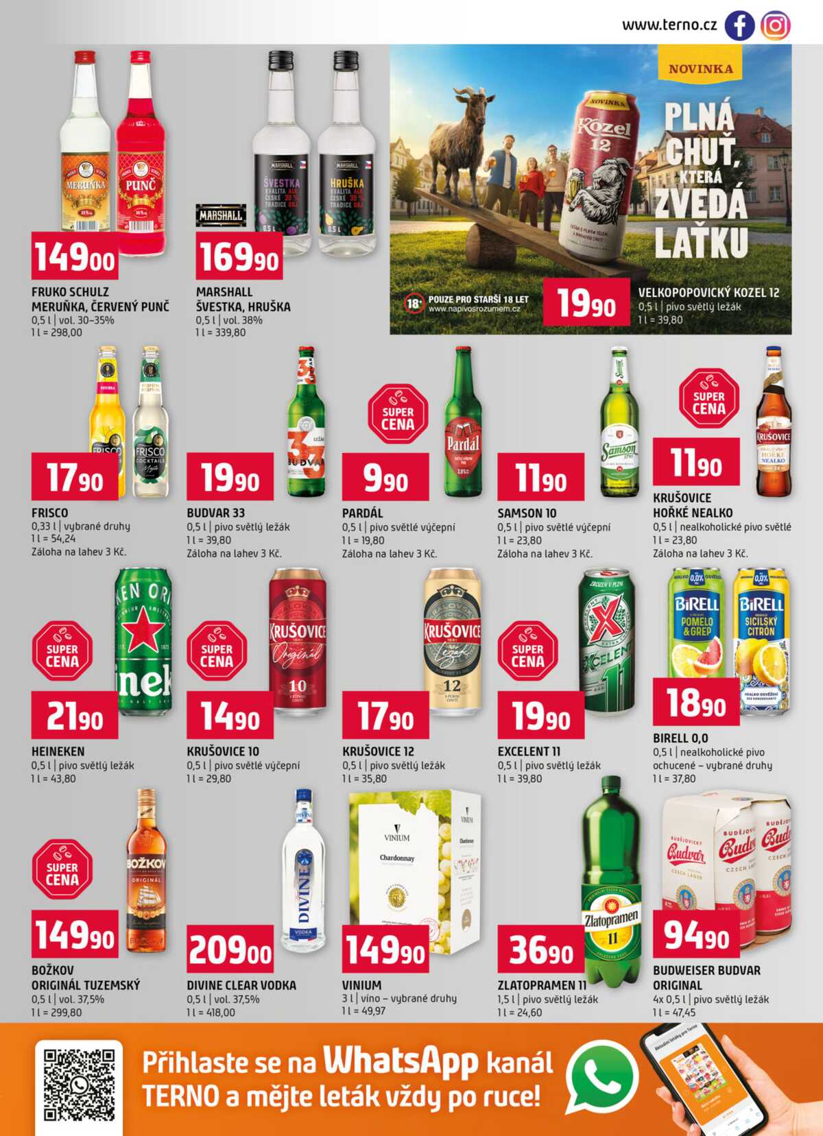 Terno České Budějovice, Třeboň, Trhové sviny, Bechyně, Týn nad Vltavou od 4.3. do 10.3.2026 strana 13