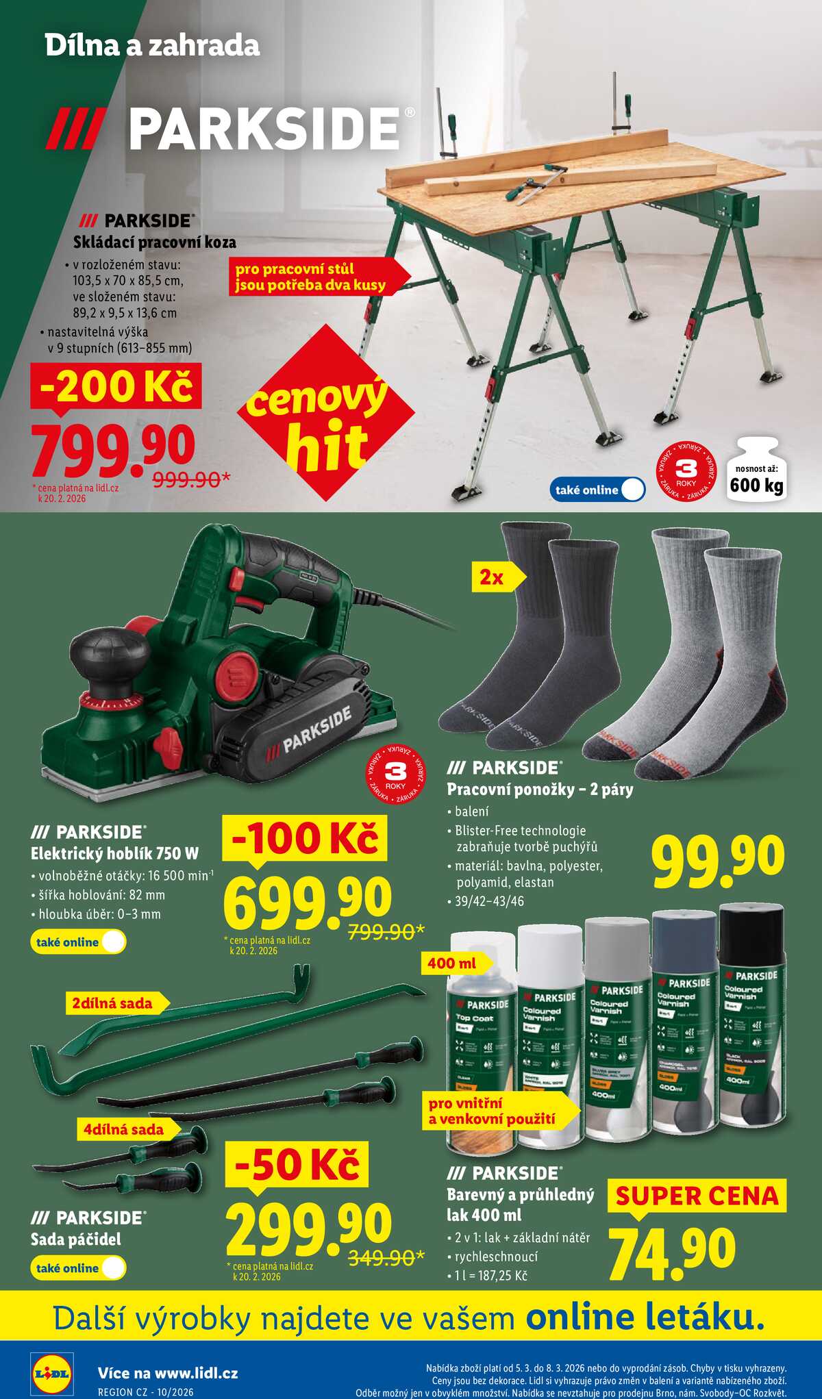 Lidl Čtvrtek od 5.3. do 8.3.2026 strana 44