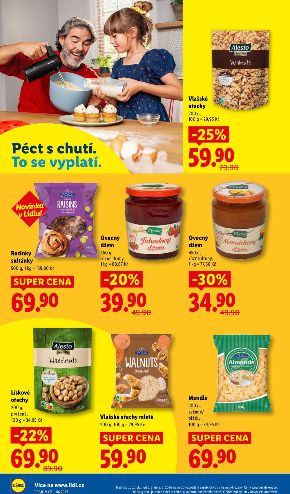 Lidl Čtvrtek od 5.3. do 8.3.2026