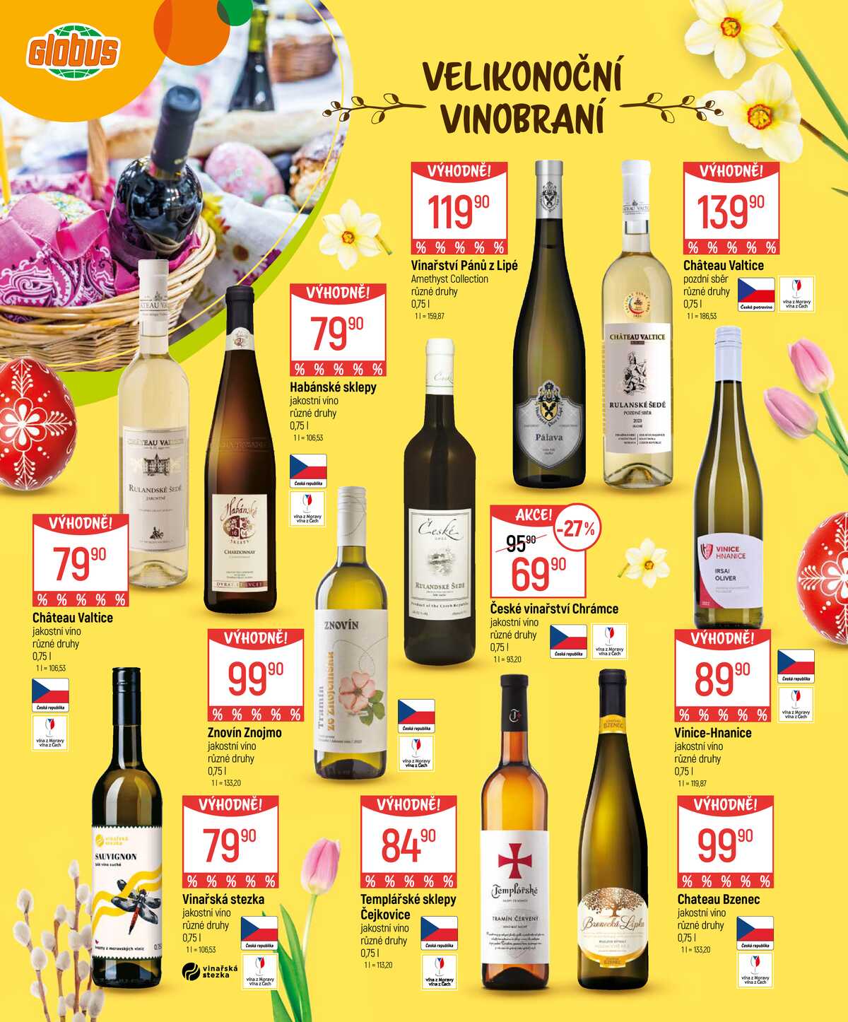 Akční leták Globus 4.3. - 5.4.2026 - Globus Praha - Centrum Černý Most strana 24
