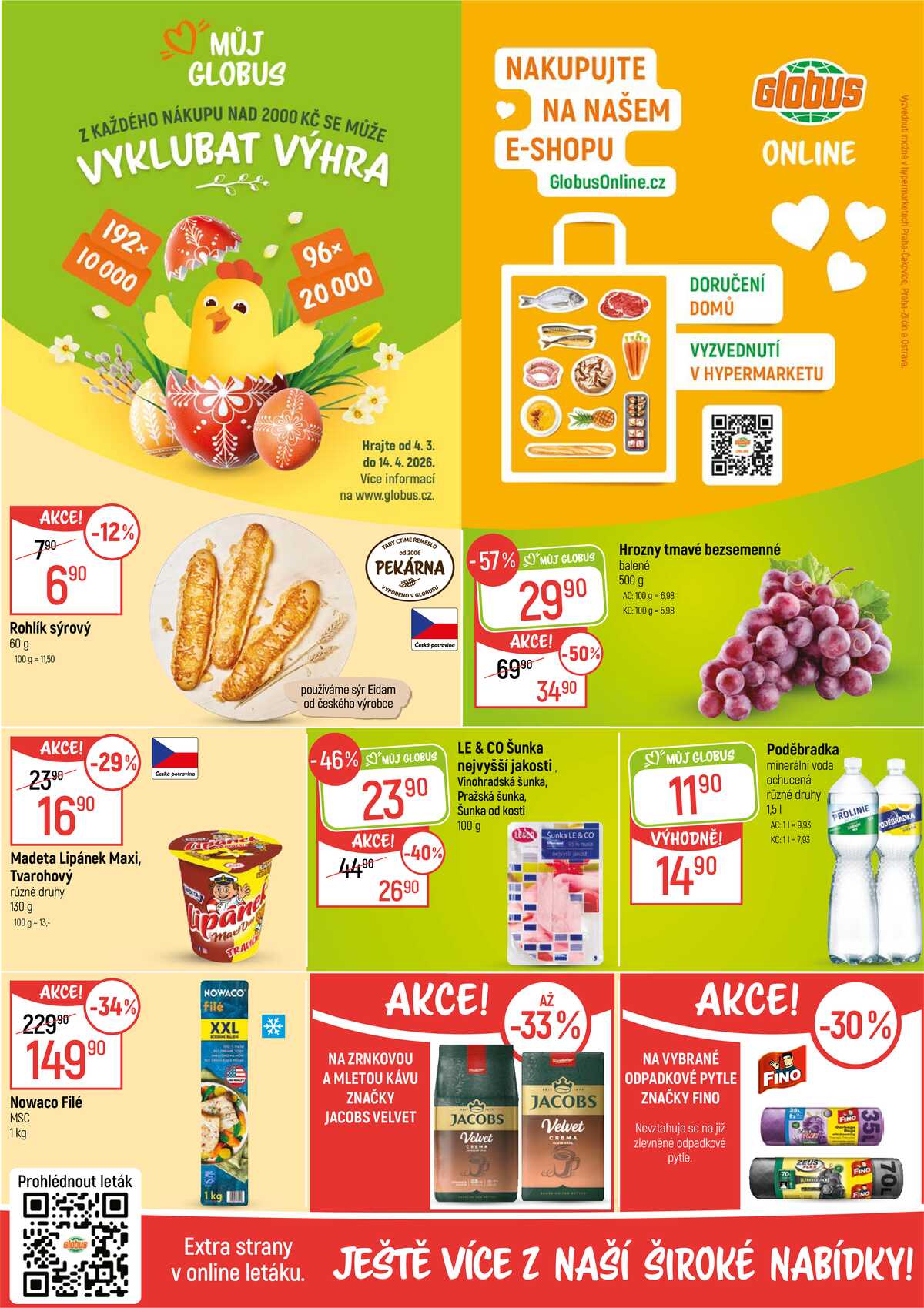 Akční leták Globus 4.3. - 10.3.2026 - Globus Praha - Čakovice strana 2