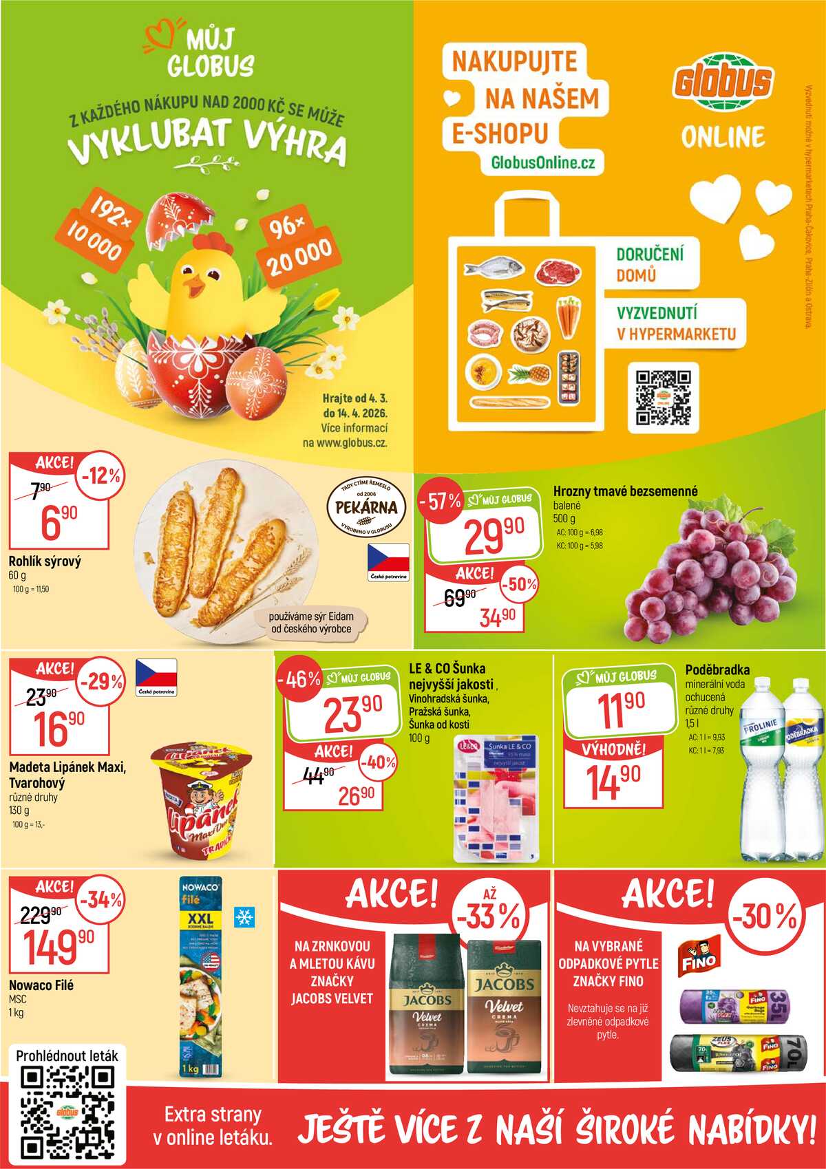 Akční leták Globus 4.3. - 10.3.2026 - Globus Praha - Zličín strana 2