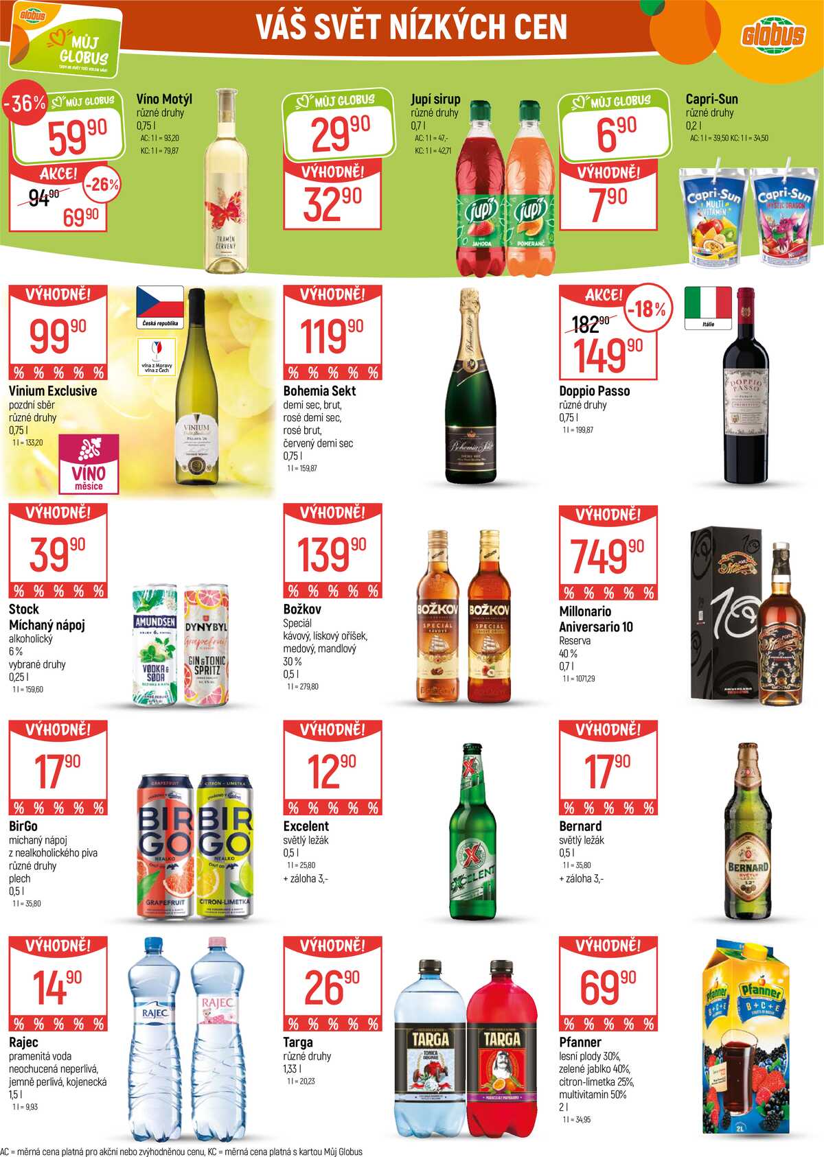 Akční leták Globus 4.3. - 10.3.2026 - Globus Praha - Zličín strana 24