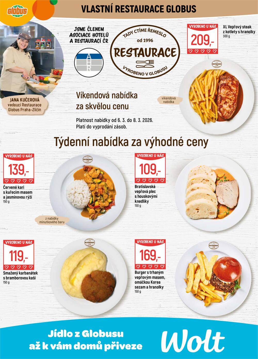 Akční leták Globus 4.3. - 10.3.2026 - Globus Praha - Zličín