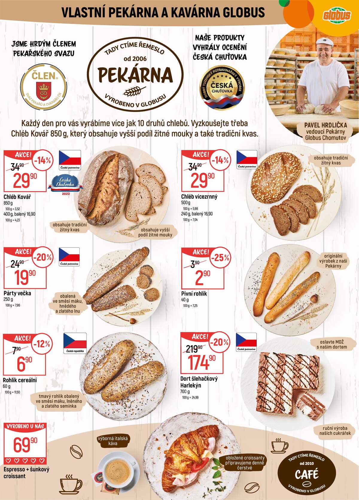 Akční leták Globus 4.3. - 10.3.2026 - Globus Chomutov strana 6