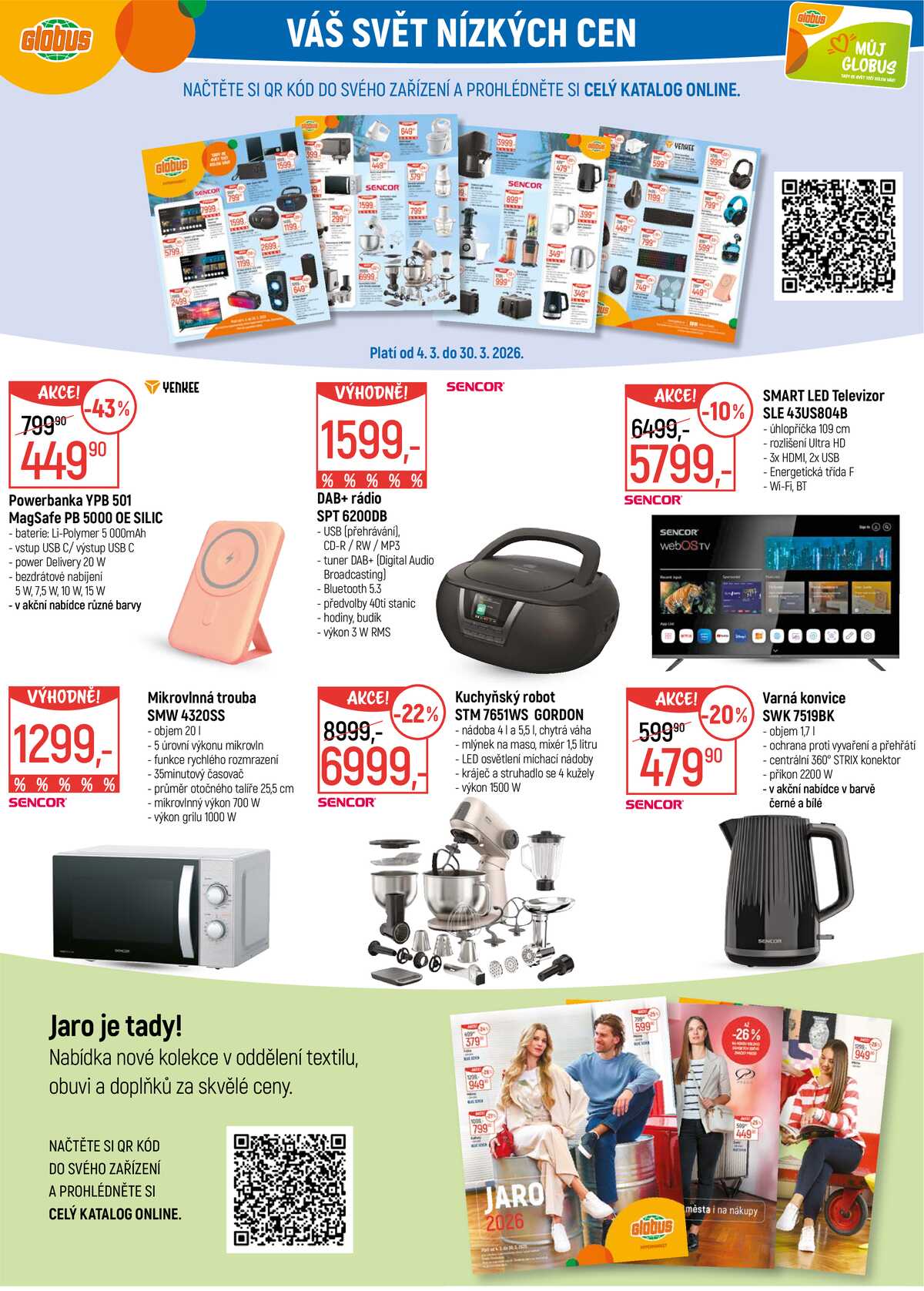 Akční leták Globus 4.3. - 10.3.2026 - Globus Chomutov strana 28